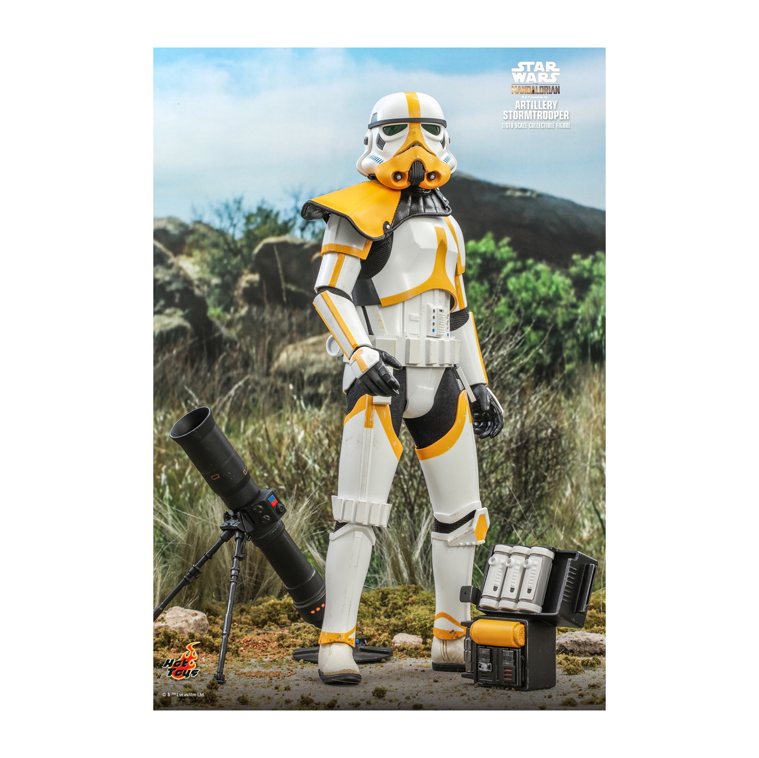 Hot Toys – Stormtrooper d’artillerie Star Wars: The Mandalorian – figurine principale de téléviseur à échelle 1/6