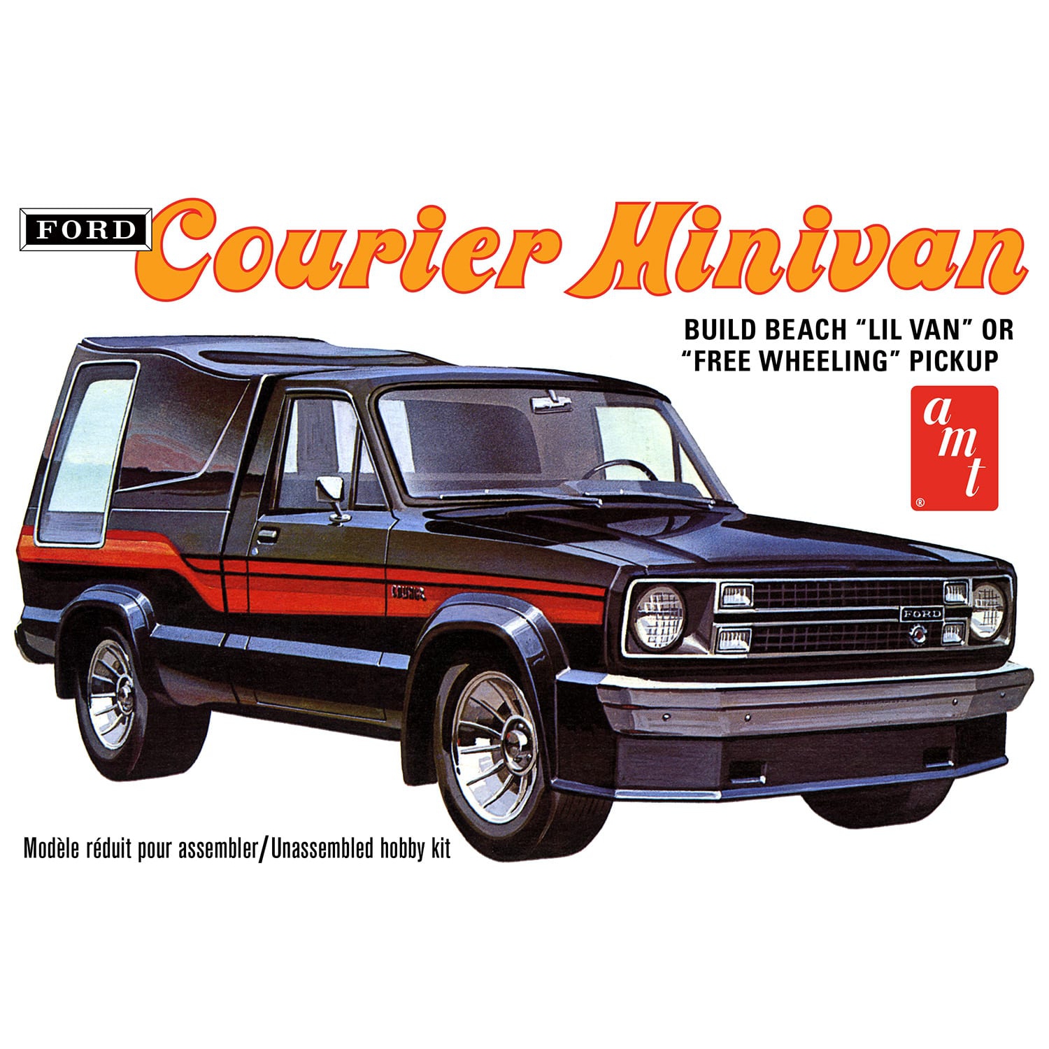 1978 Ford Courier Minivan (AMT1210) 1:25 Scale Car Plastic Model Kit