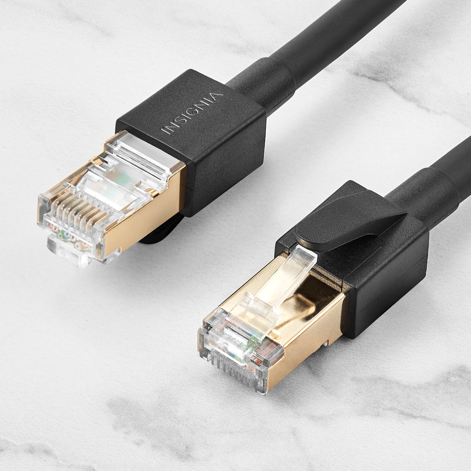 Câble Ethernet Cat7 de 7,6 m d'Insignia - Noir - Exclusivité de Best Buy