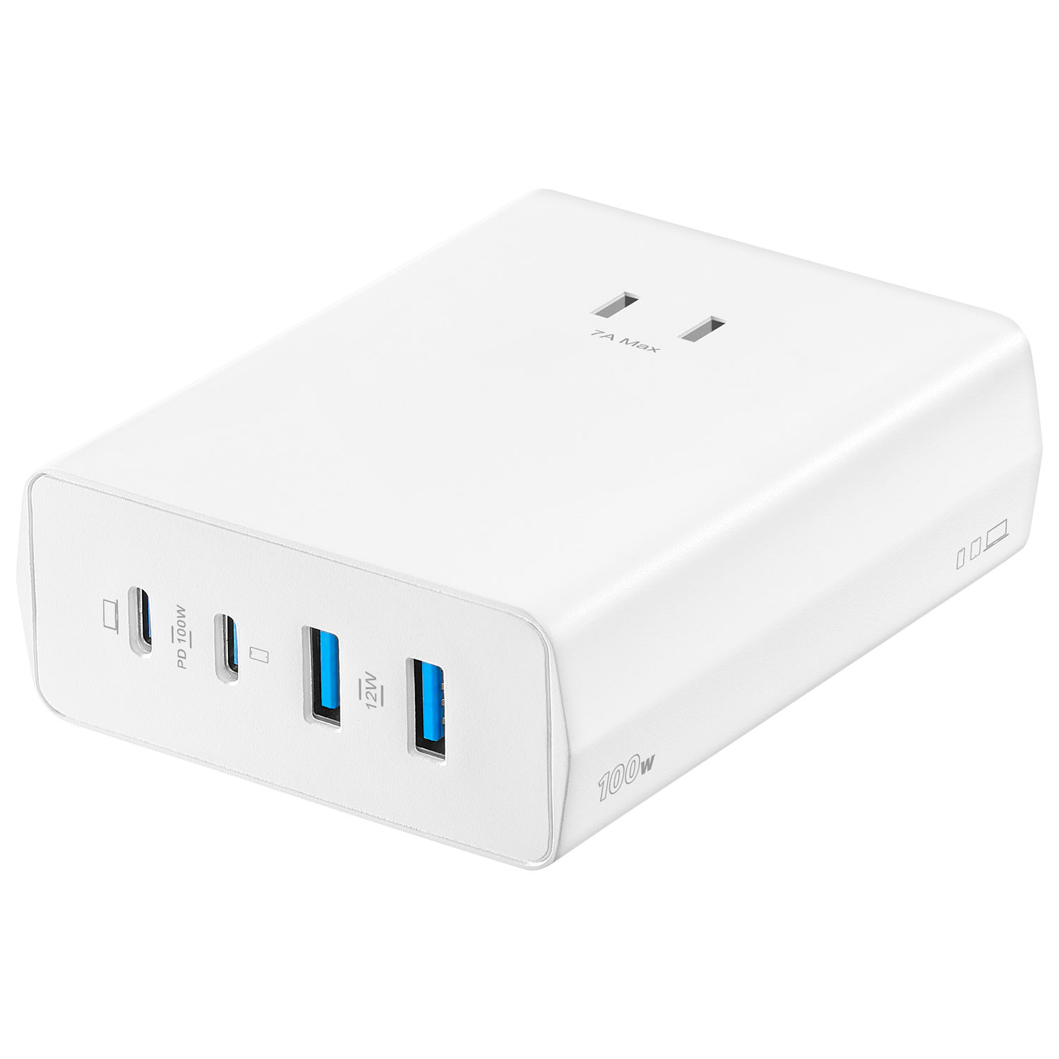 Chargeur mural à 4 ports USB-C/USB-A de 100 W d'Insignia - Exclusivité Best Buy