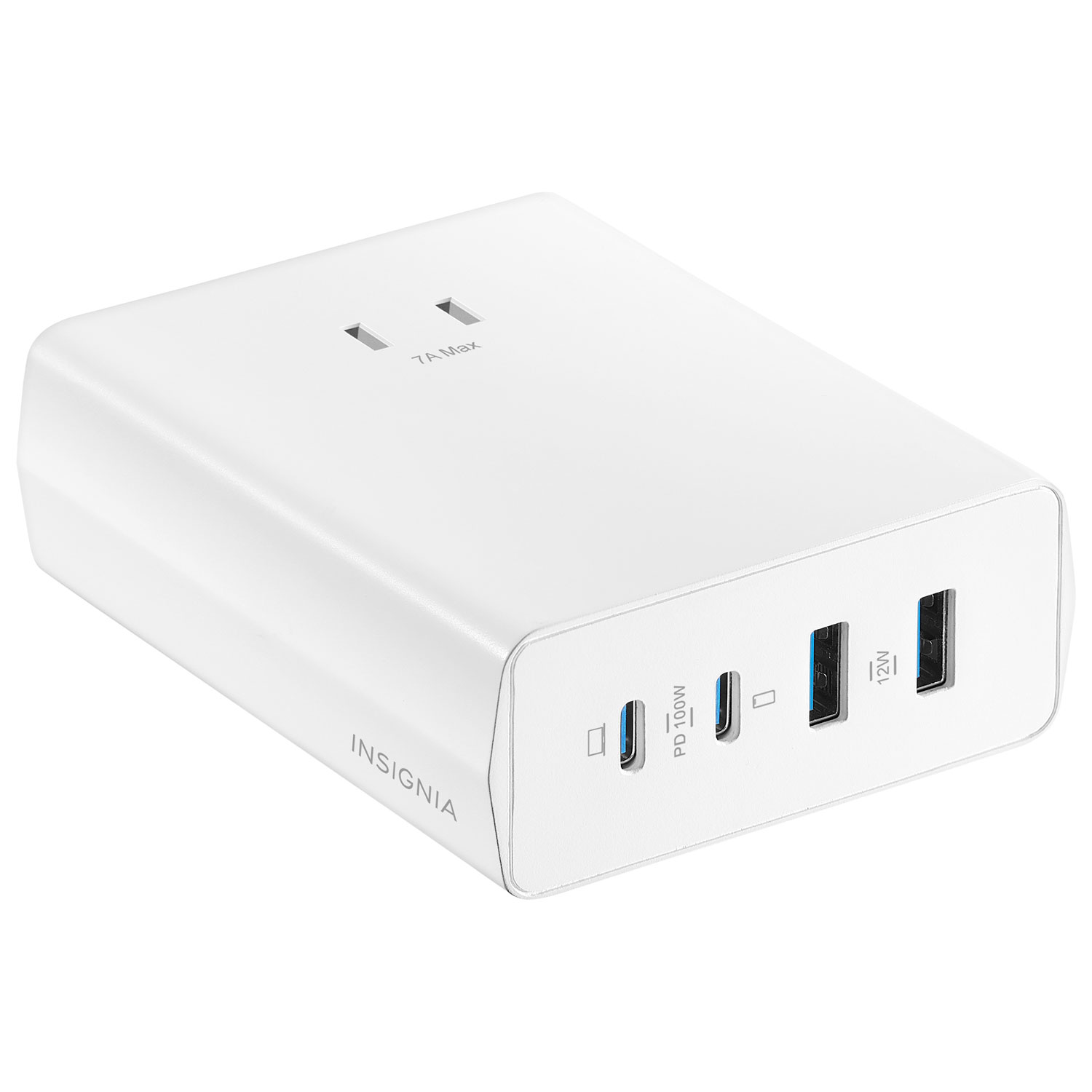Chargeur mural à 4 ports USB-C/USB-A de 100 W d'Insignia - Exclusivité Best Buy