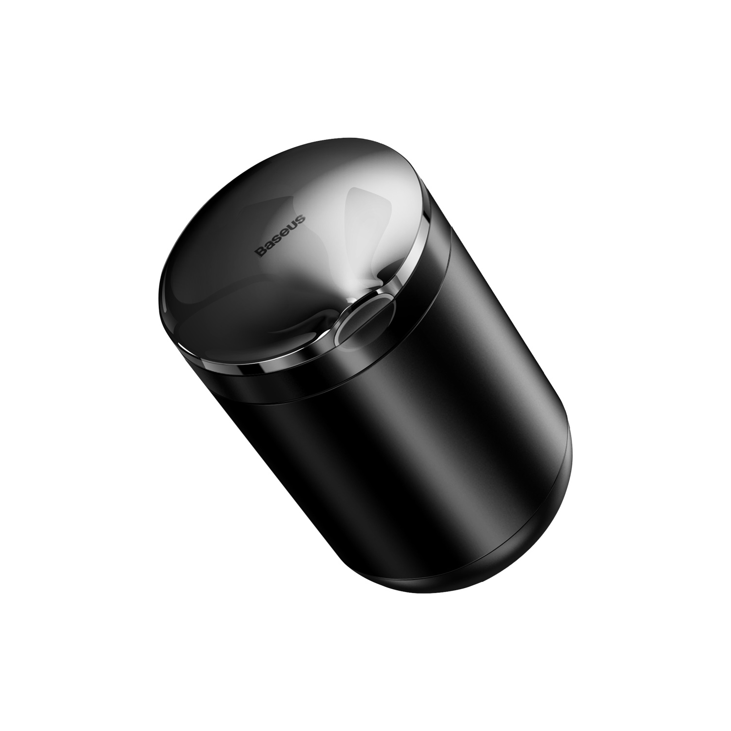 Baseus Premium Smokeless Car Cigarette Ashtray Safe Flame Fire Resistance Material - Black
