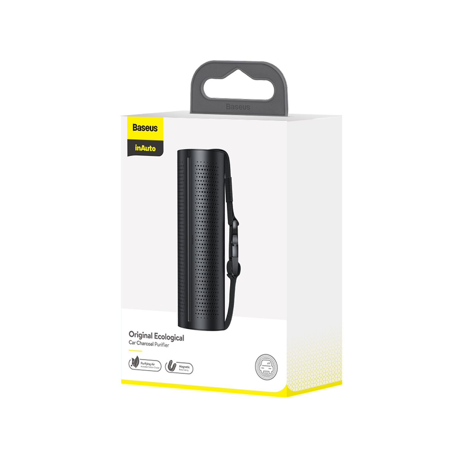 Baseus Original Ecological Car Air Charcoal Purifier removing Odor for New Car - Black