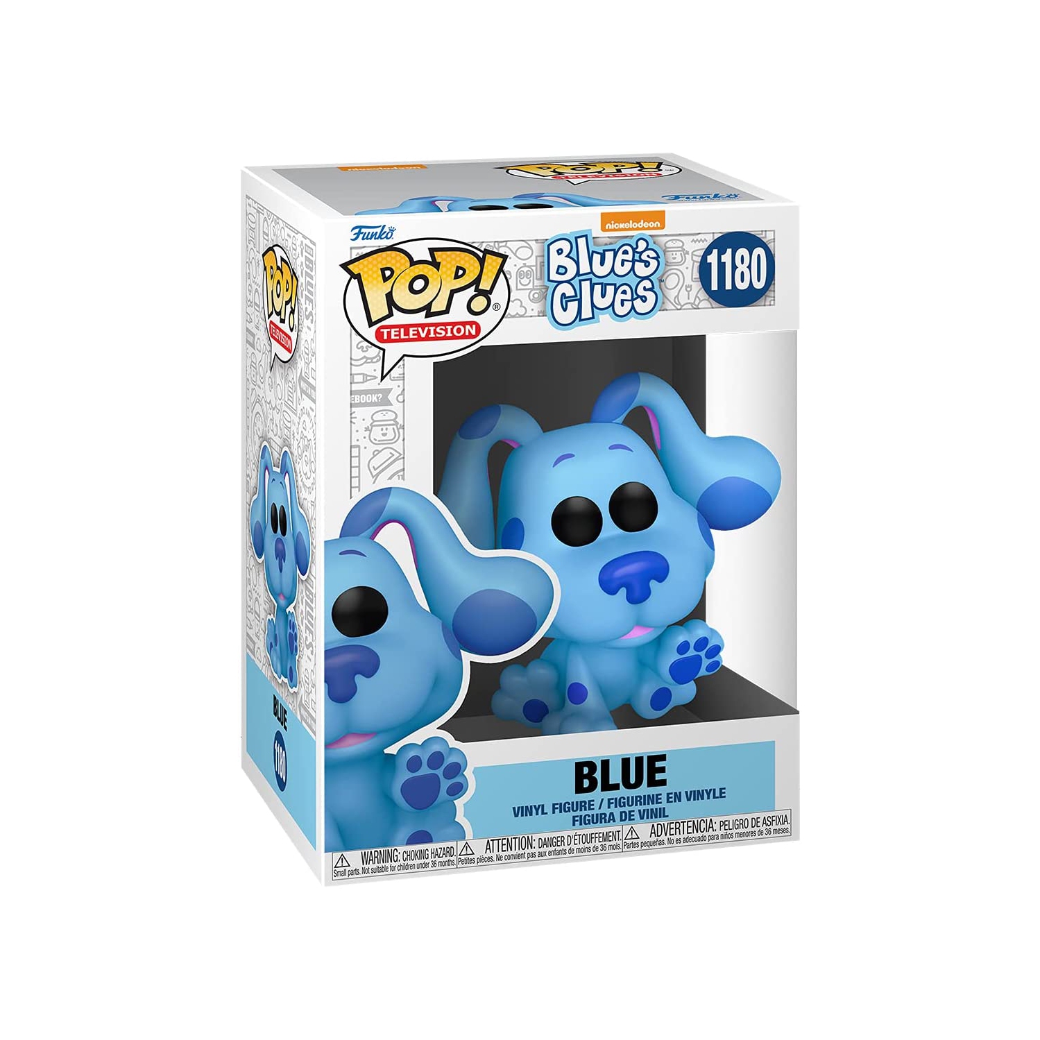 Pop Television Blues Clues de 3.75 po - Bleu no 1180