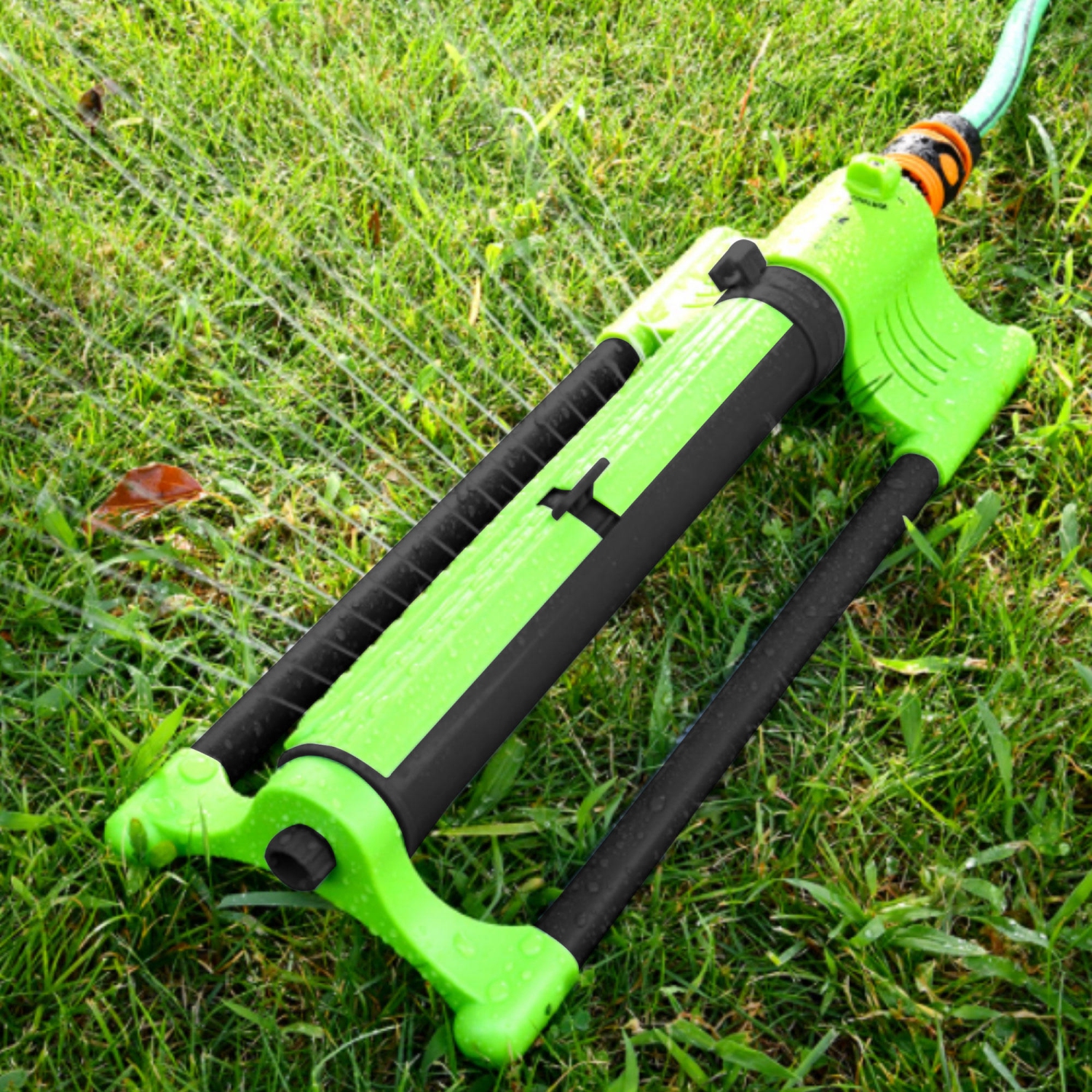 Yardlab Oscillating Sprinkler, Garden Metal Sprinkler Covers Up to 2152 Sq.Ft for Lawn Garden or Back Yard