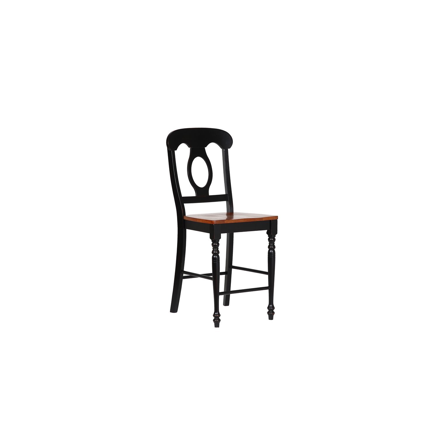 Sunset Trading Black Cherry Selections 3-Piece 42" Round Wood Pub Set in Black