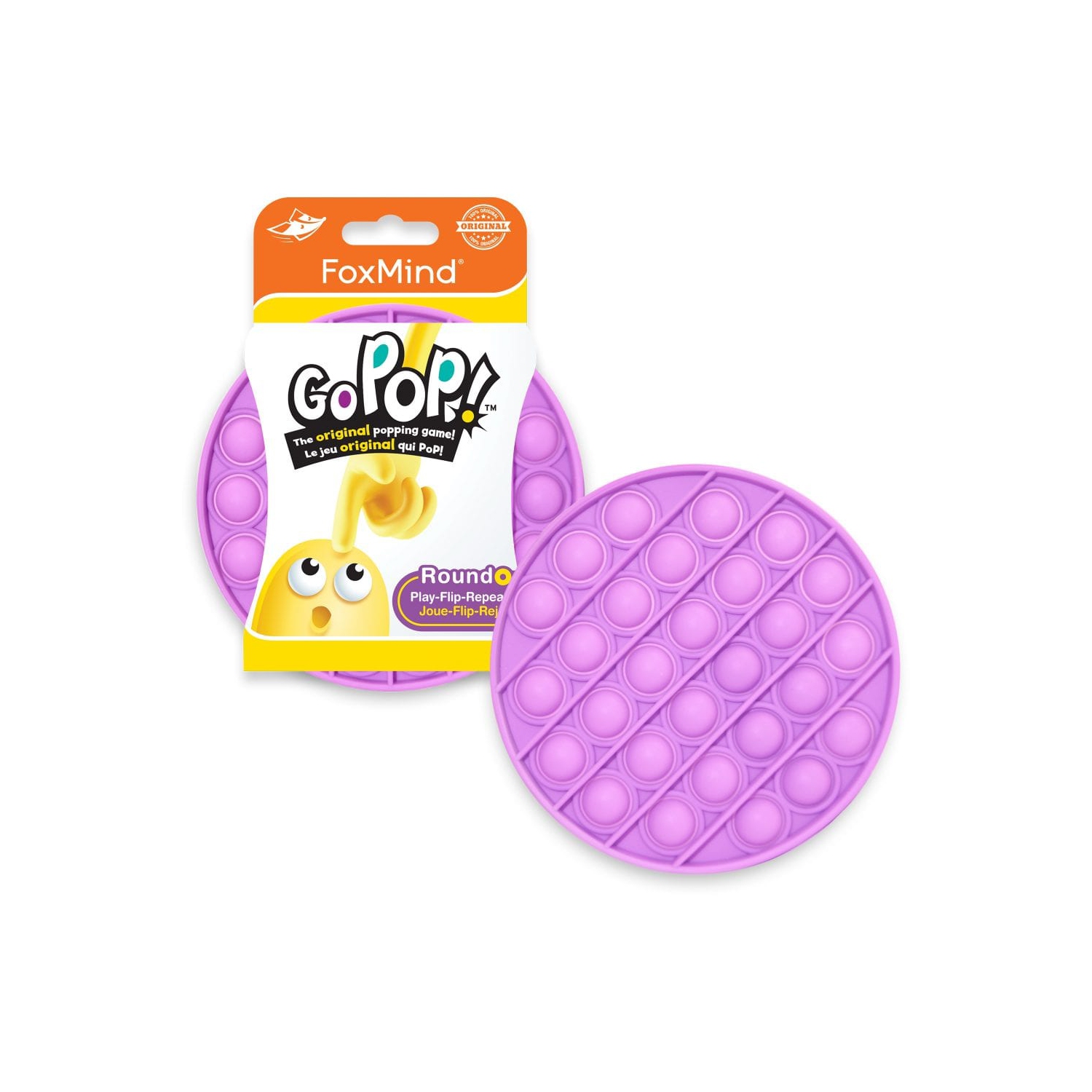 FoxMind Games Go Pop! Roundo Purple 1-2 players, ages 5+, 10 minutes