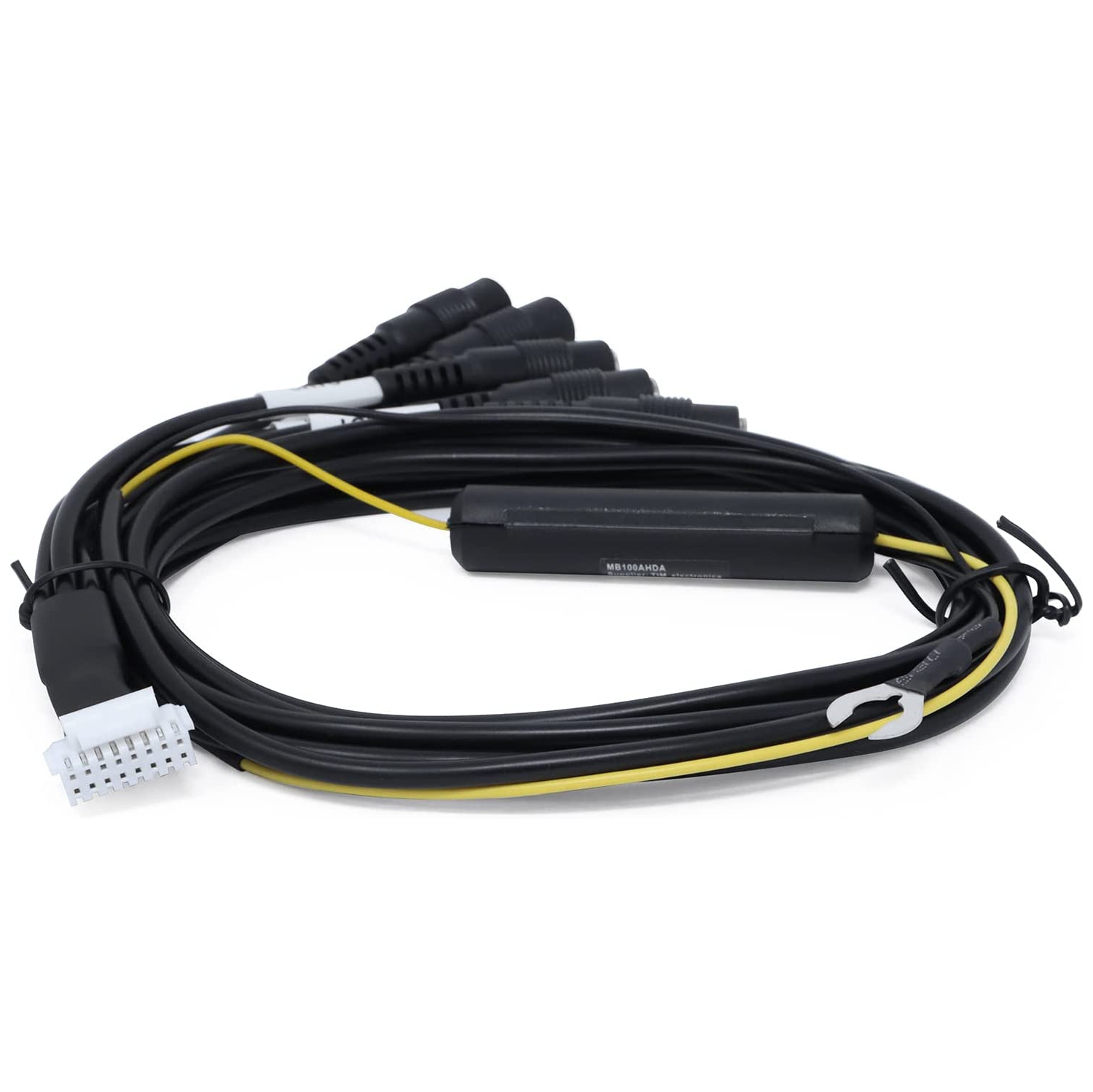 Ensemble multiplexeur de Thinkware avec 2 caméras latérales et 1 caméra infrarouge extérieure pour un enregistrement sur 5 canaux