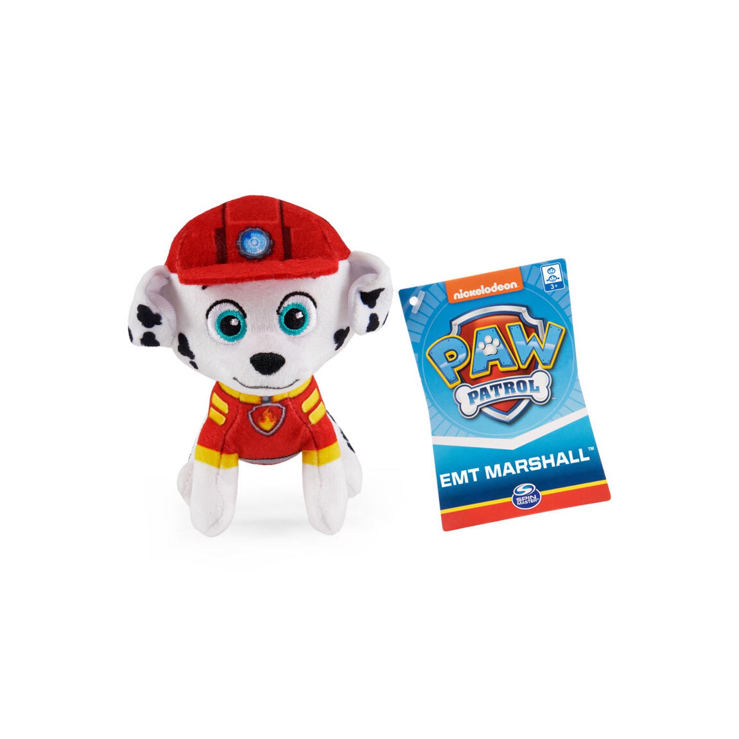 PAW Patrol, 5-inch EMT Mashall Mini Plush Pup, for Ages 3 and up