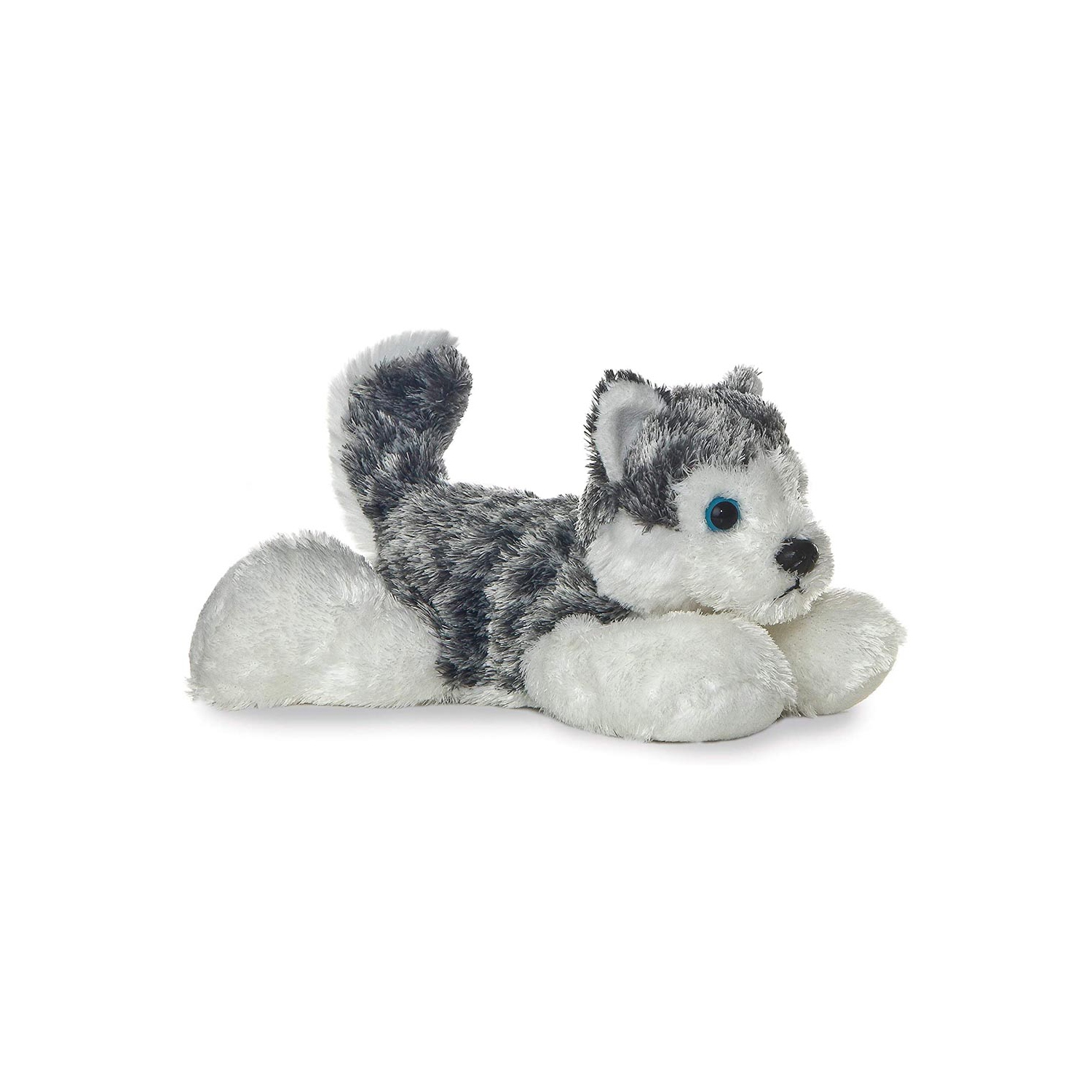 Aurora Mush HUSKY 8" Flopsie Plush Siberian Alaskan Dog Stuffed Animal