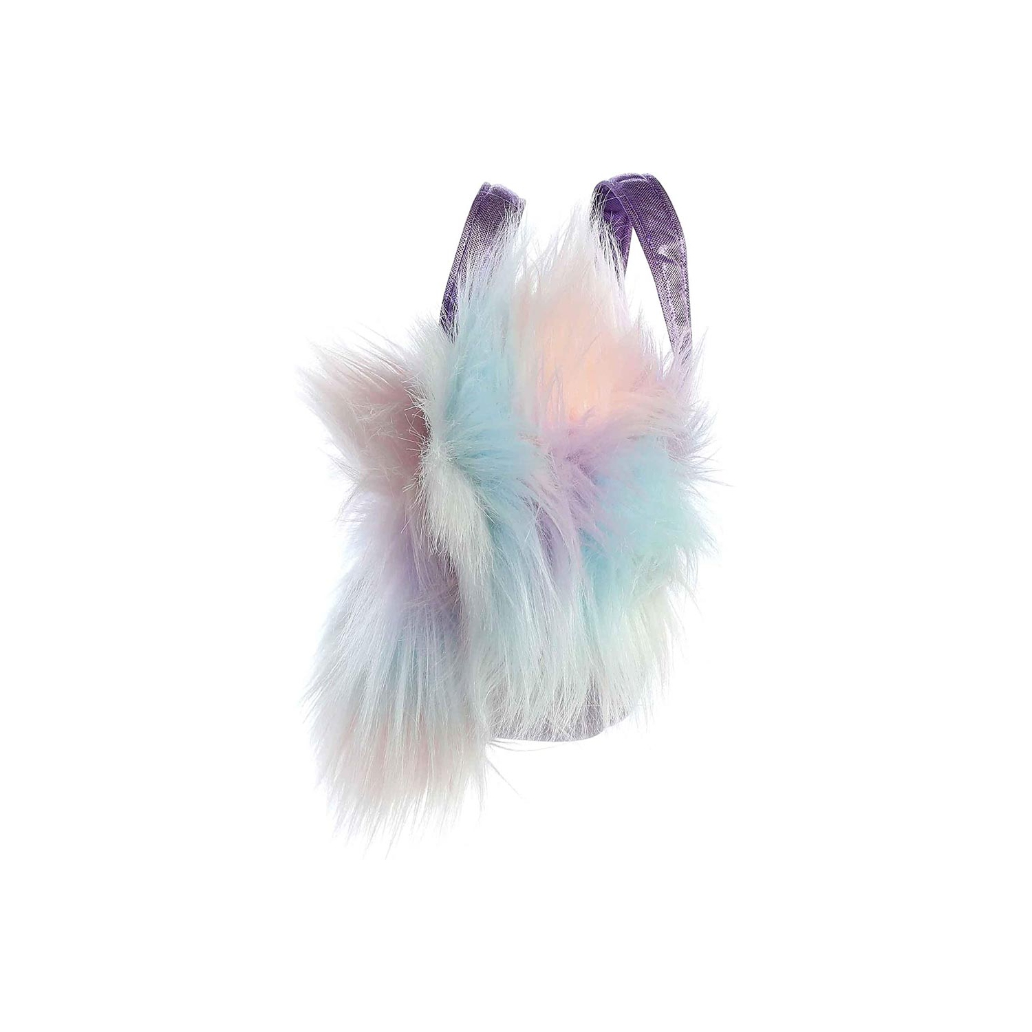 Aurora – transporteur en peluche pour animal de compagnie – hibou lilas de 5.5 po