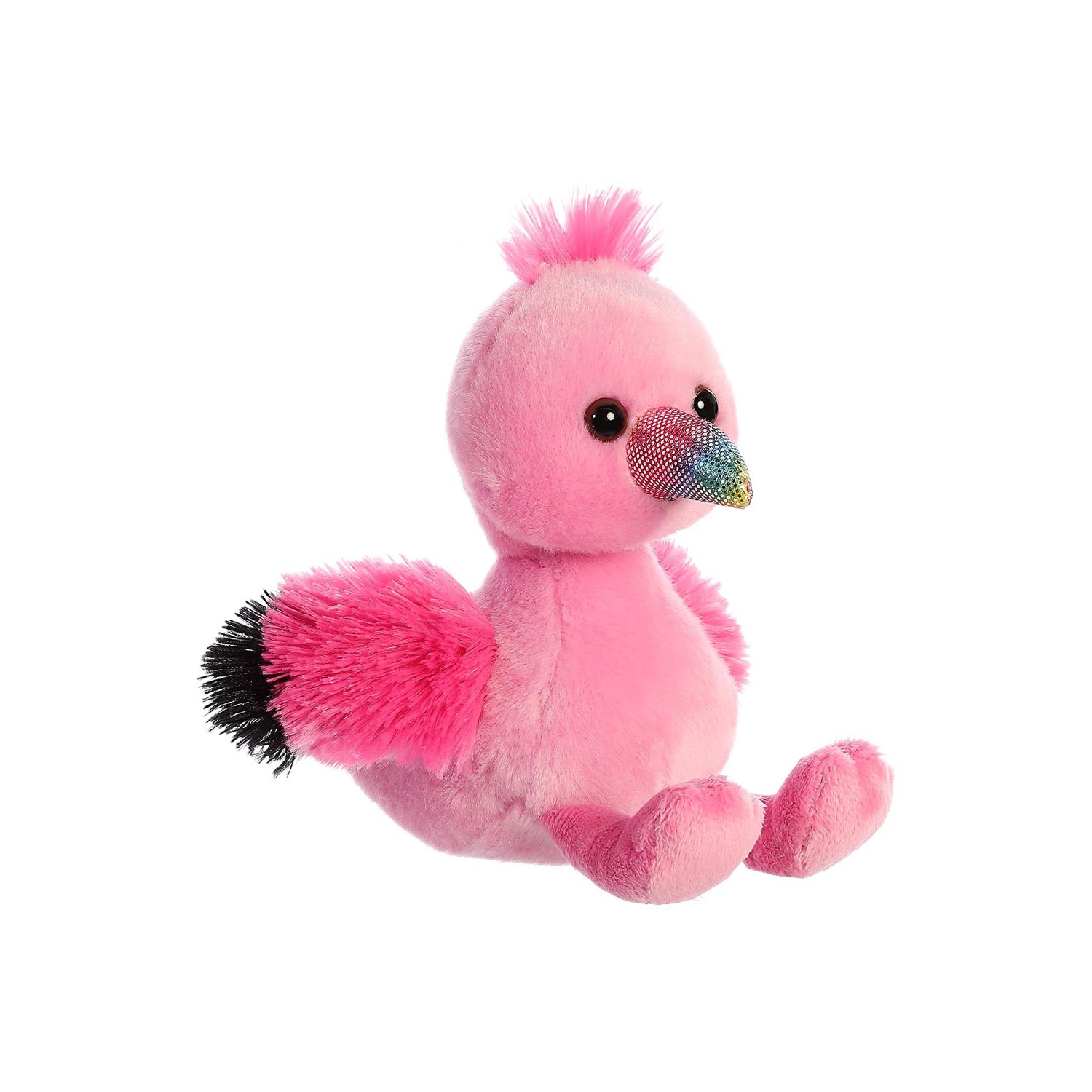 Aurora – Mini Flopsie – Fée flamant rose en peluche de 8 po