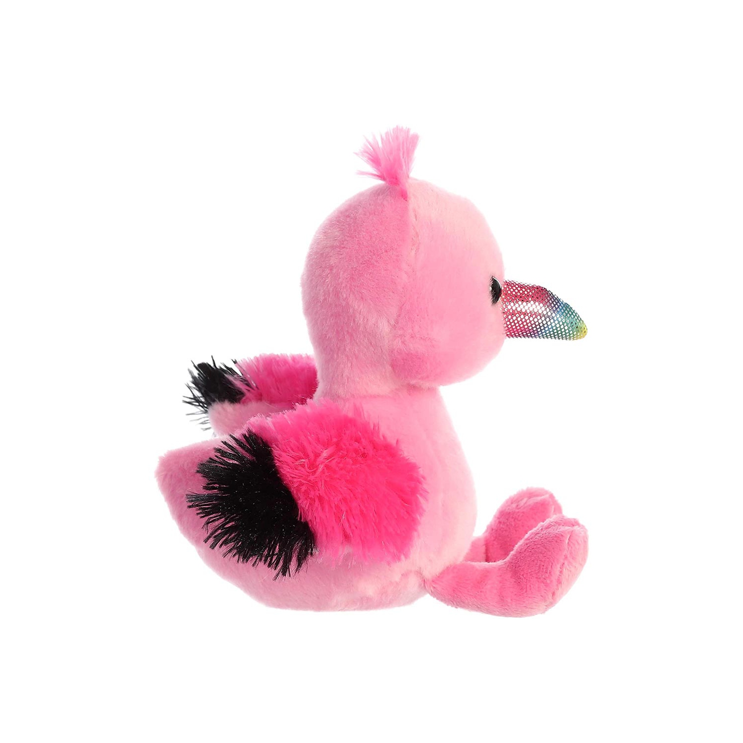 Aurora – Mini Flopsie – Fée flamant rose en peluche de 8 po