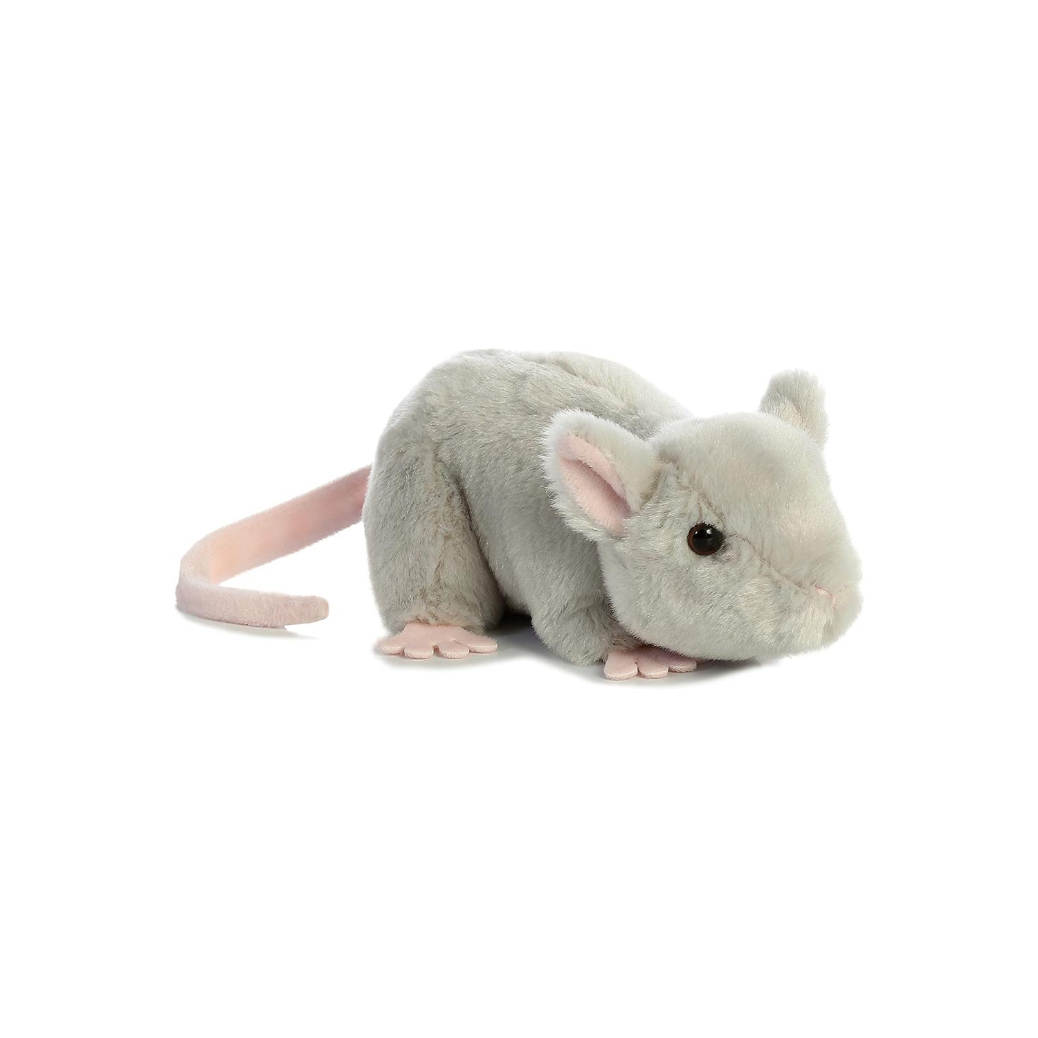 Aurora 31731 Mouse Stuffed Animal Plush Toy, 8", Grey