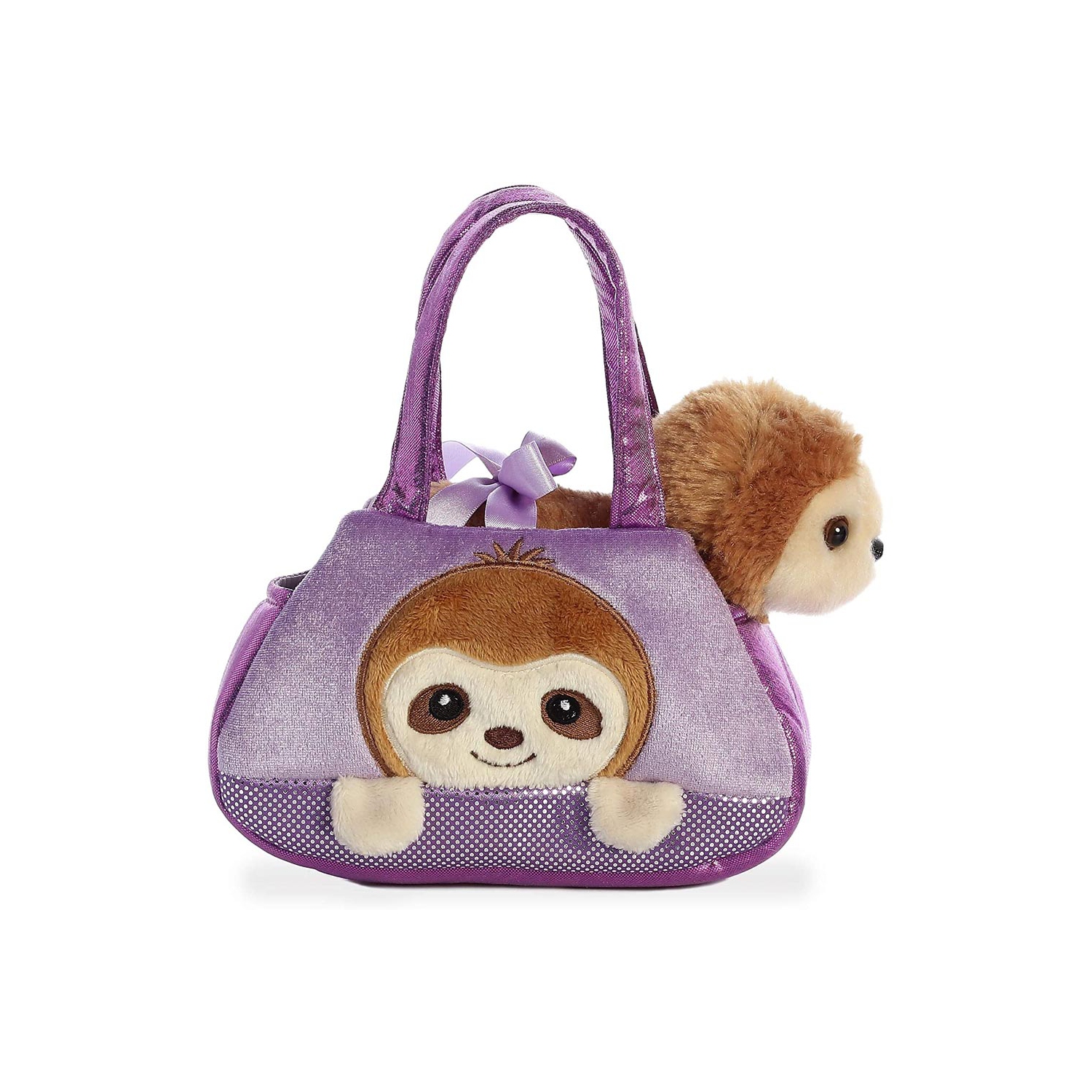 Aurora – porte-bébé pour animaux de compagnie – tablette de 7 po Peek-A-Boo en peluche