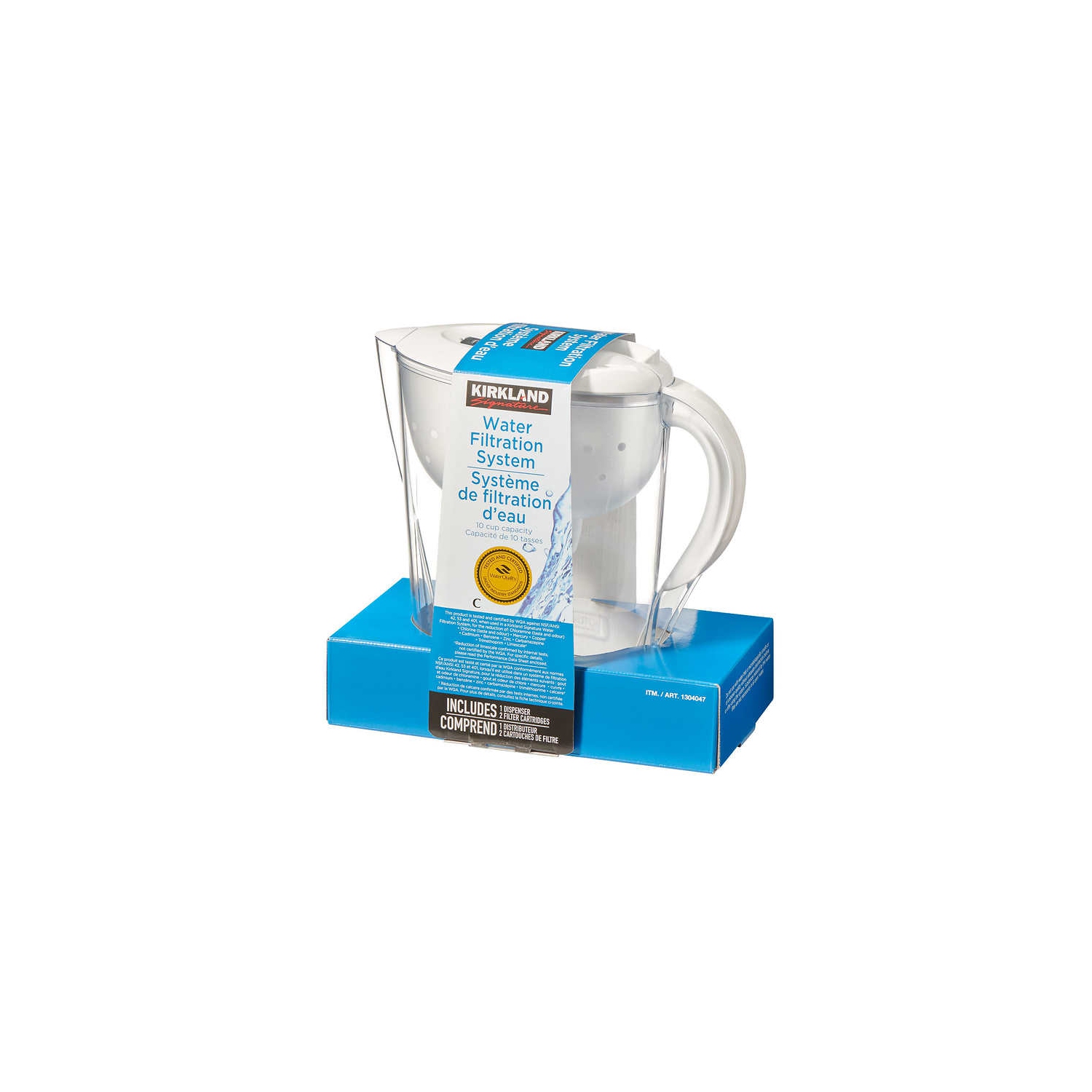 Kirkland Signature 2.3 L Pitcher with 2 Filters