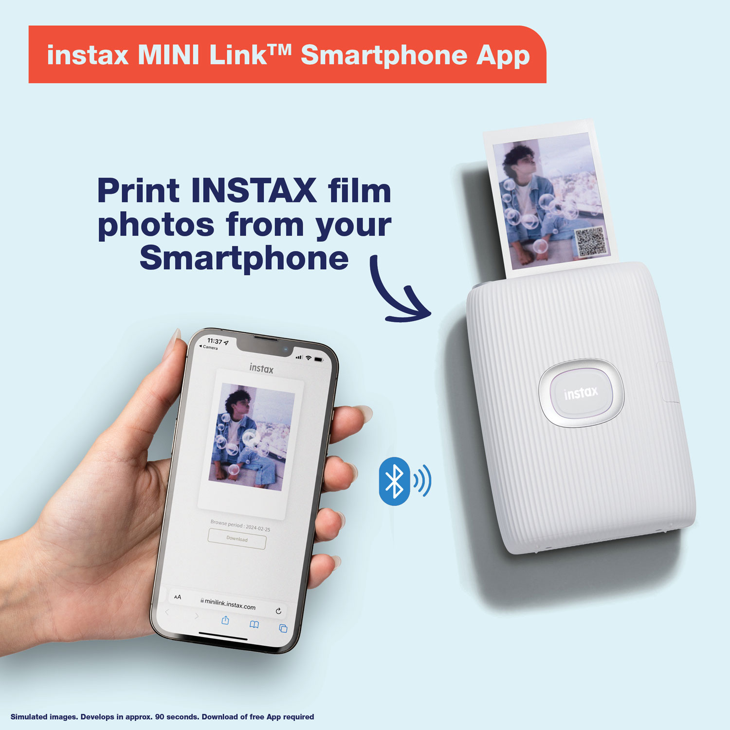 Fujifilm Instax Mini Link 2 Smartphone Printer - Soft Pink | Best