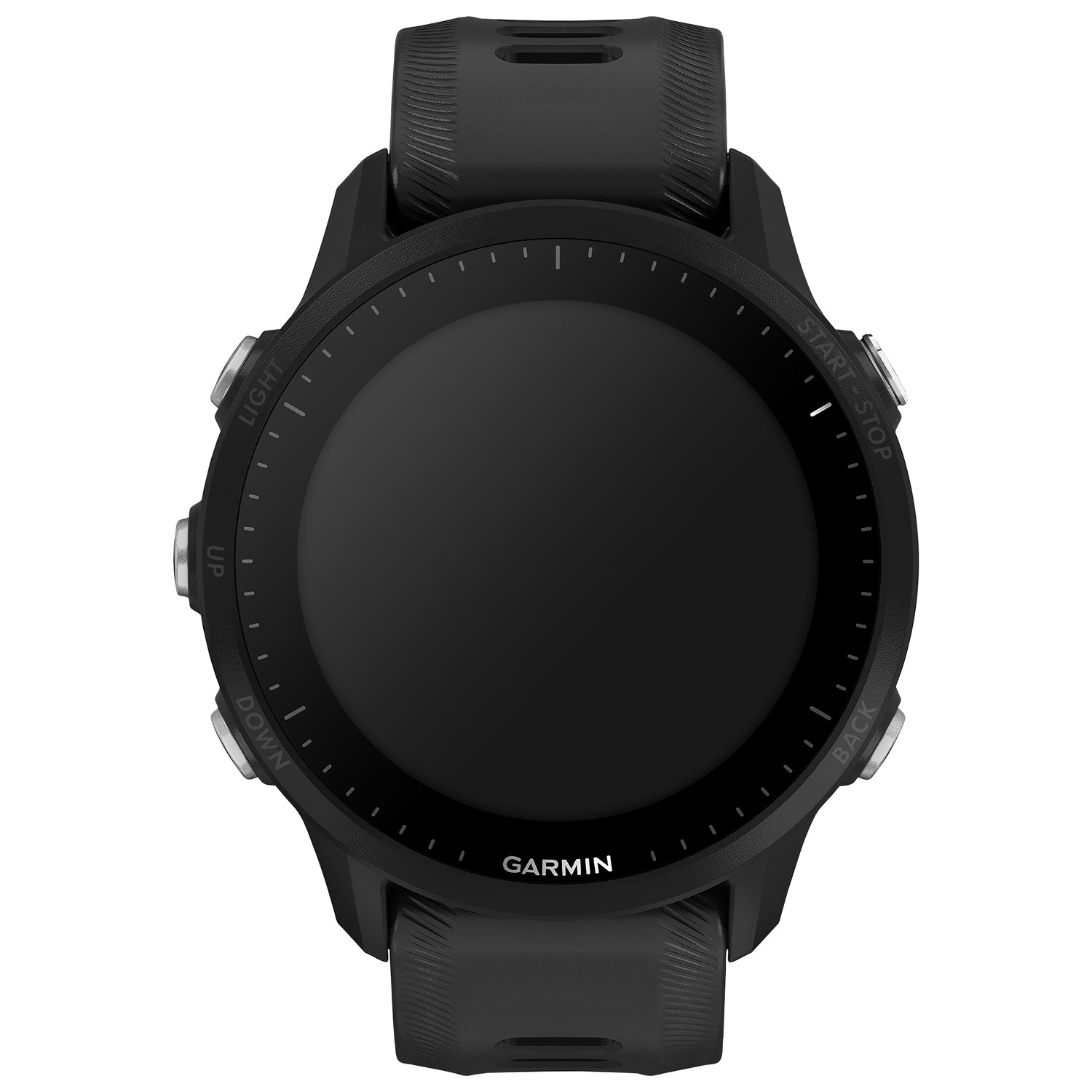 Montre intelligente Bluetooth de 46,5 mm Forerunner 955 de Garmin pour la course - Noir