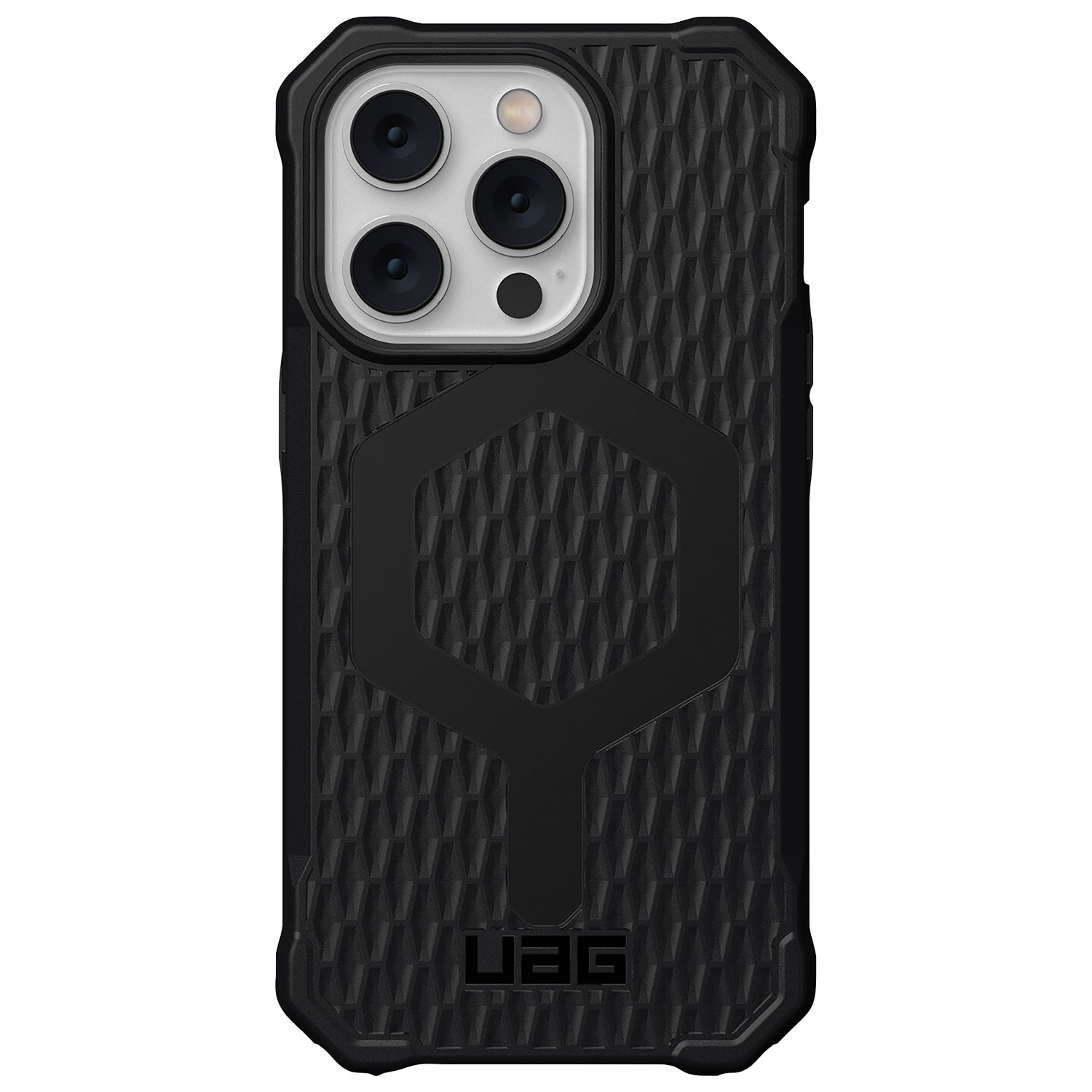 UAG Essential Armor Fitted Soft Shell Case with MagSafe for iPhone 14 Pro - Black
