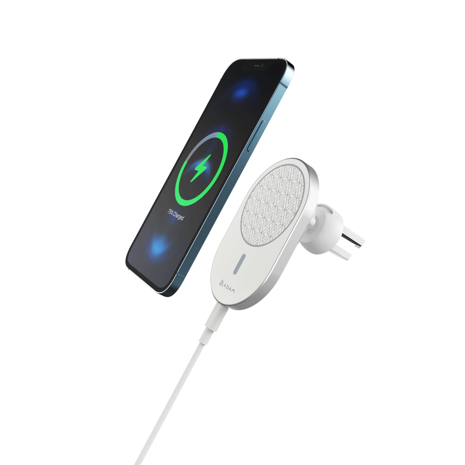 Adam Elements 15W Fast Wireless Car Vent Mount & MagSafe Compatible Charger