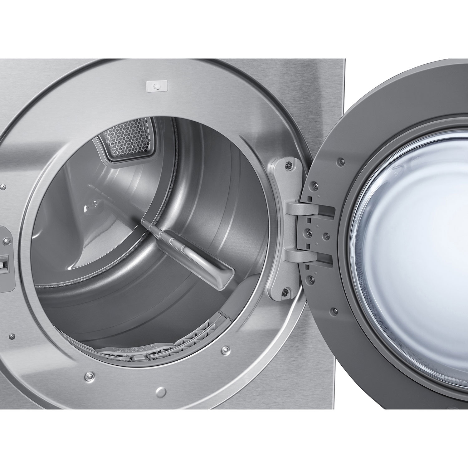 Sécheuse électrique à vapeur de 7,6 pi³ de Samsung - Acier argenté