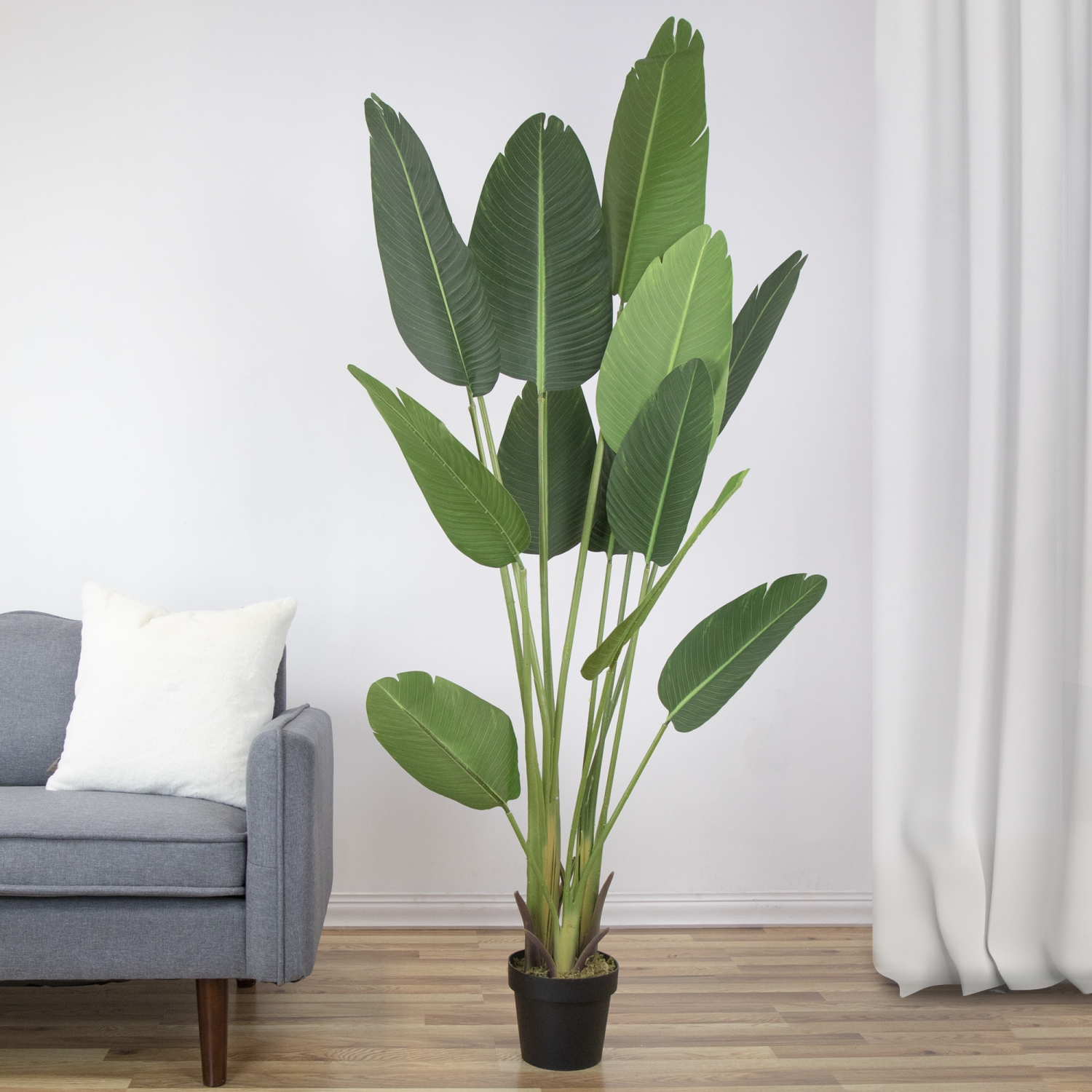 70" Artificial Green Travellers Palm Tree