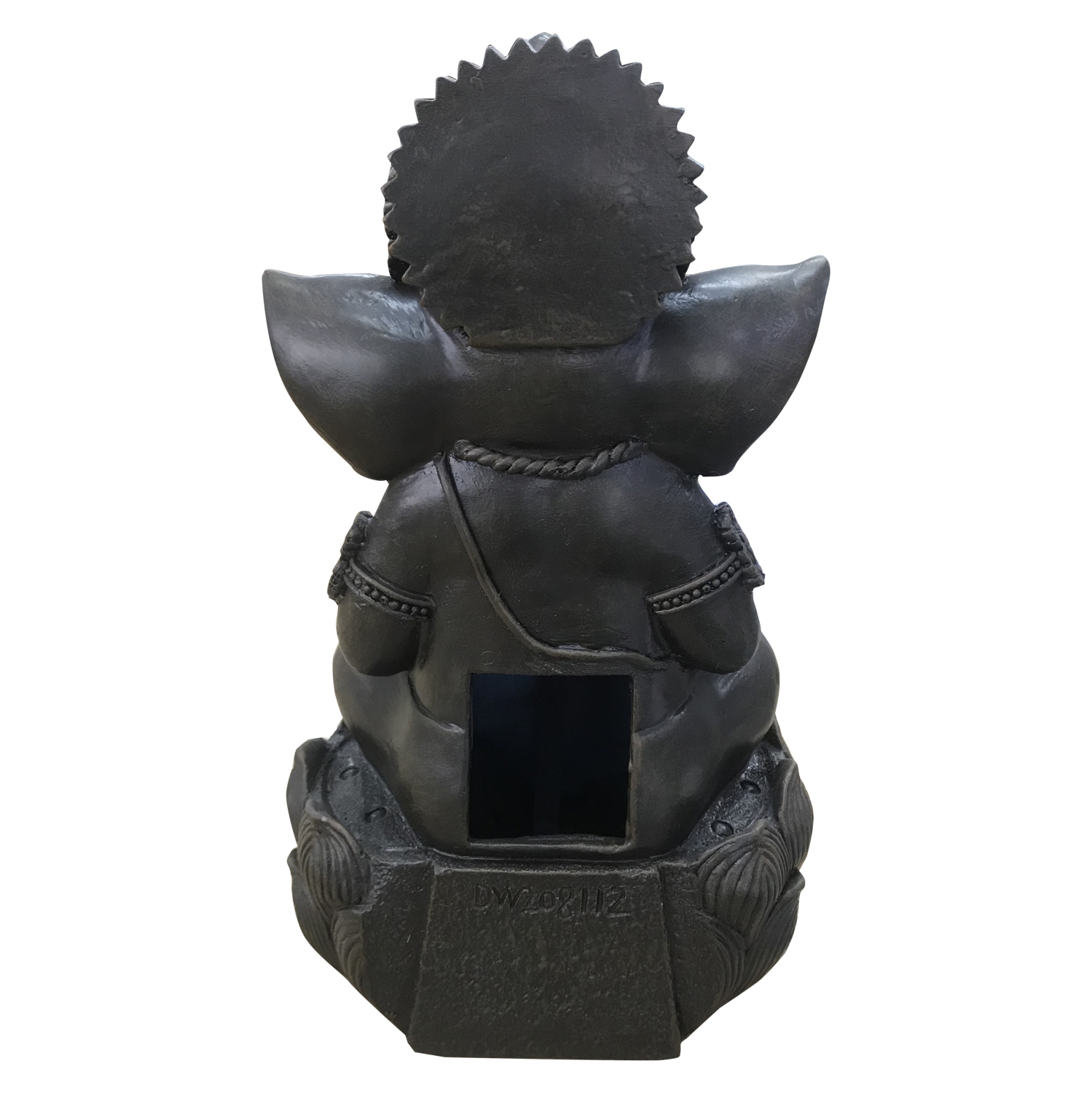 Hi-Line Gift Ltd Lord Ganesh Sculptural Tabletop Fountain with Cool White LED Lights