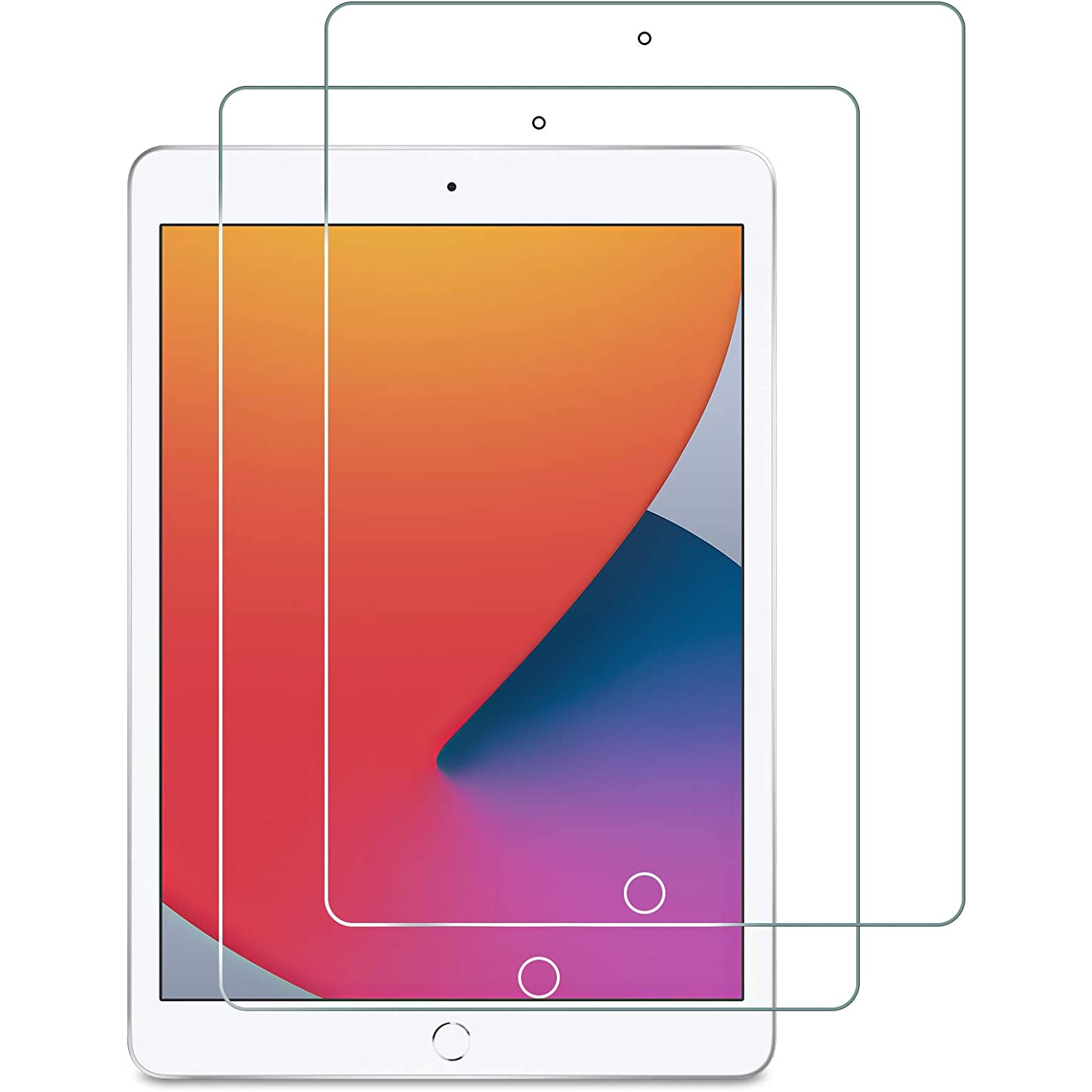 [SuperShield] Apple iPad 5th Generation 9.7 Tempered Glass LCD Screen Protector Film Guard [2 Pack]