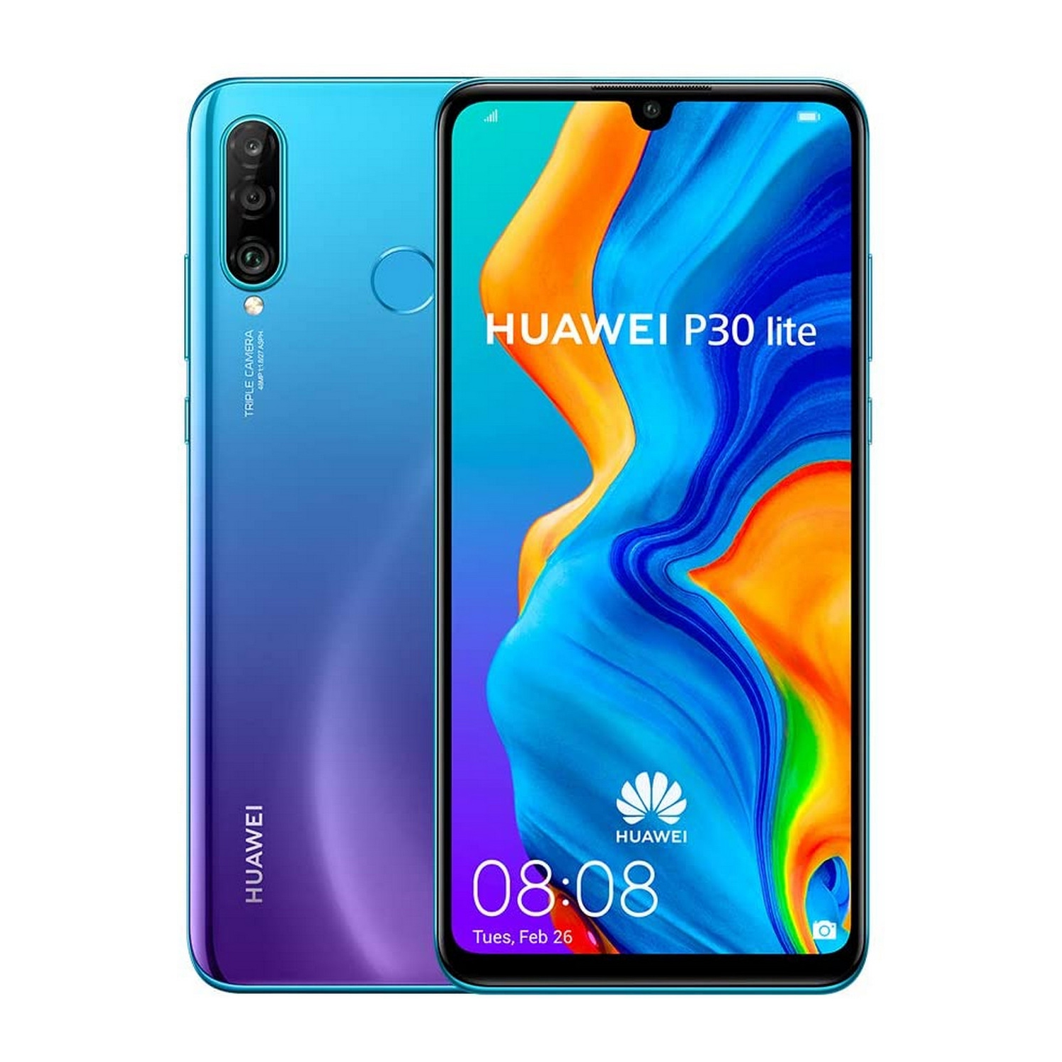 Huawei P30 Lite | Peacock Blue | 128 GB | Refurbished