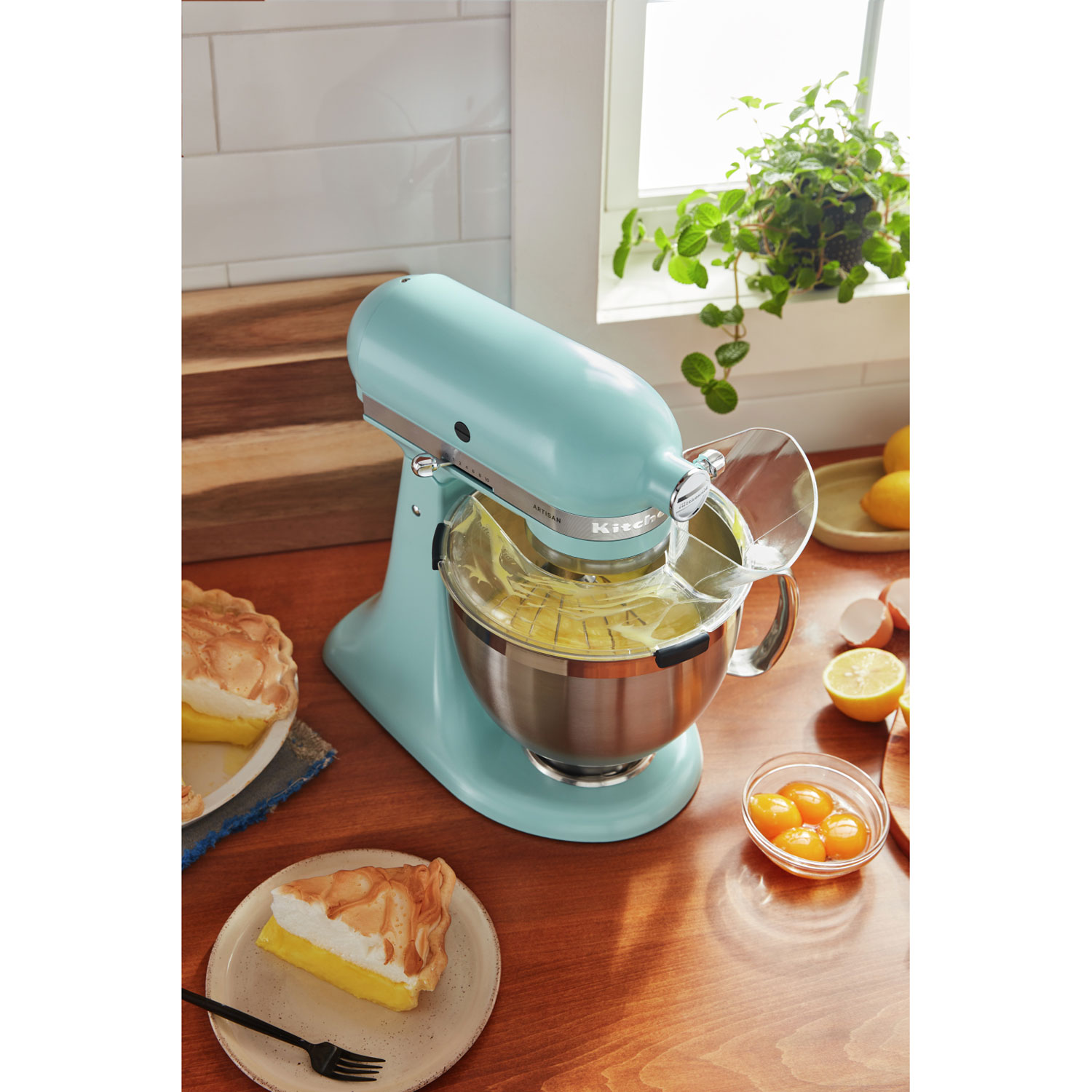 KitchenAid Artisan Tilt-Head Stand Mixer with Premium Accessory Pack - 5Qt - 325-Watt - Mineral Water Blue