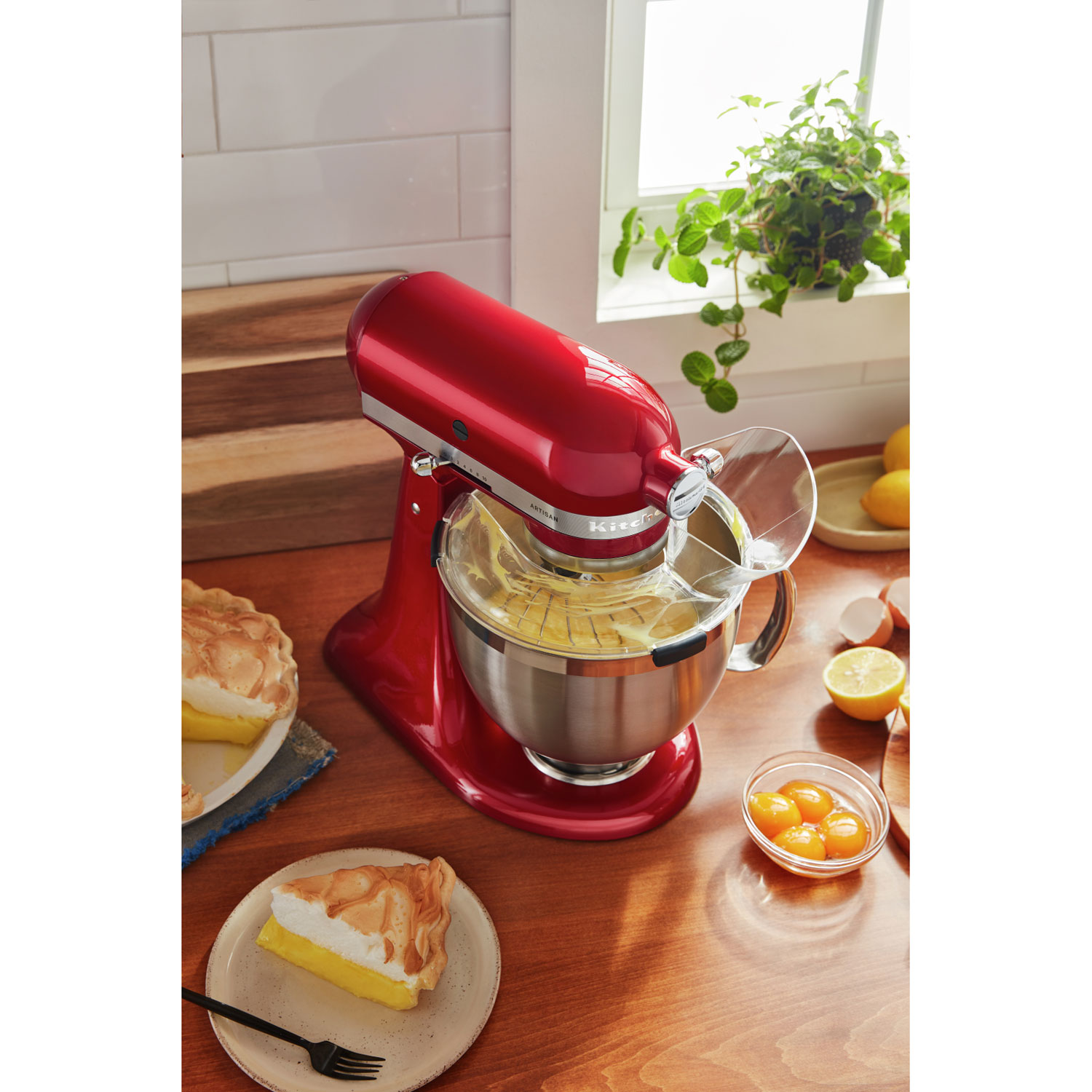 Artisan® Series 5 Quart Tilt-Head Stand Mixer with Premium Accessory Pack  Candy Apple Red KSM195PSCA