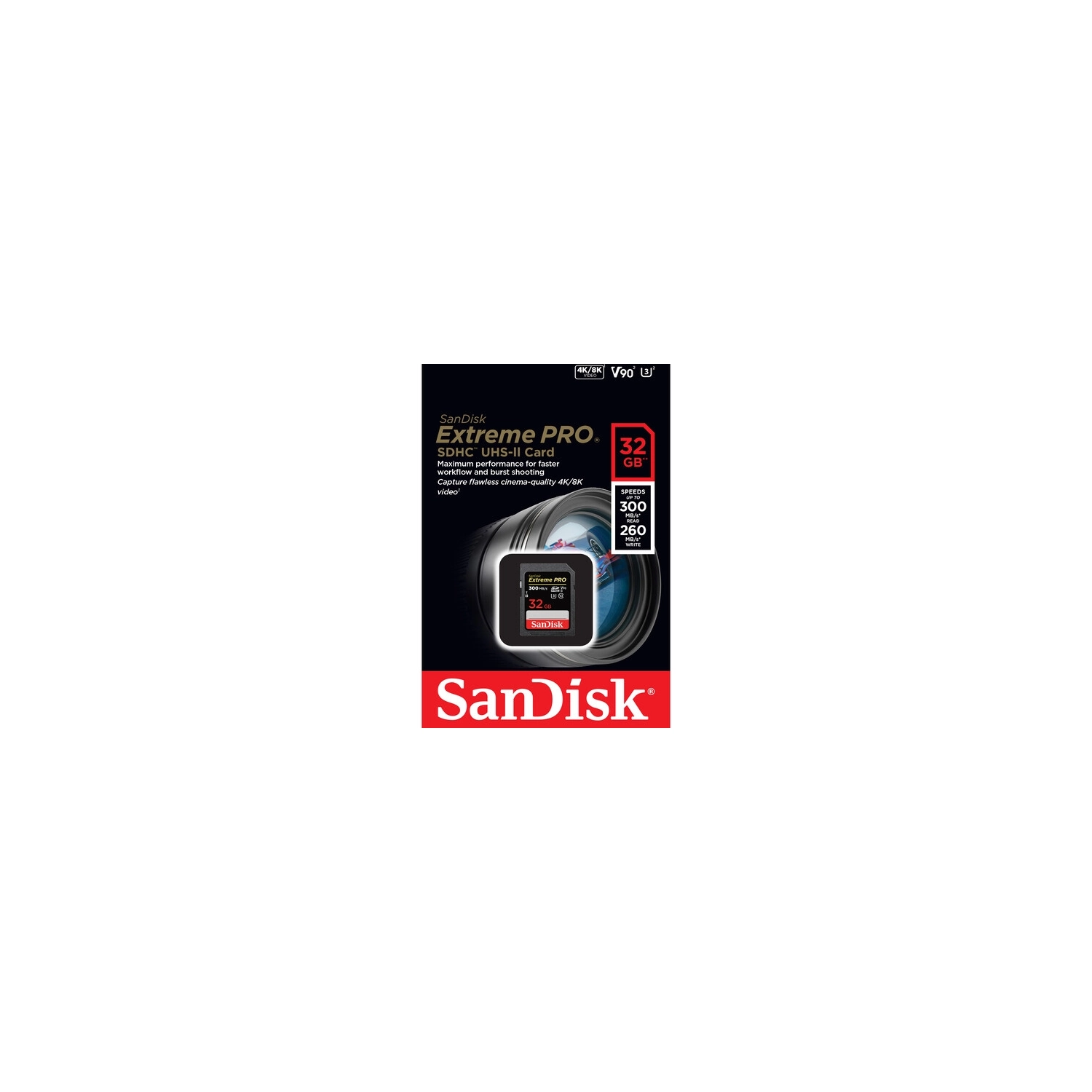 Sandisk Extreme Pro SD UHS-II (32GB, SDSDXDK-032G) - Brand New