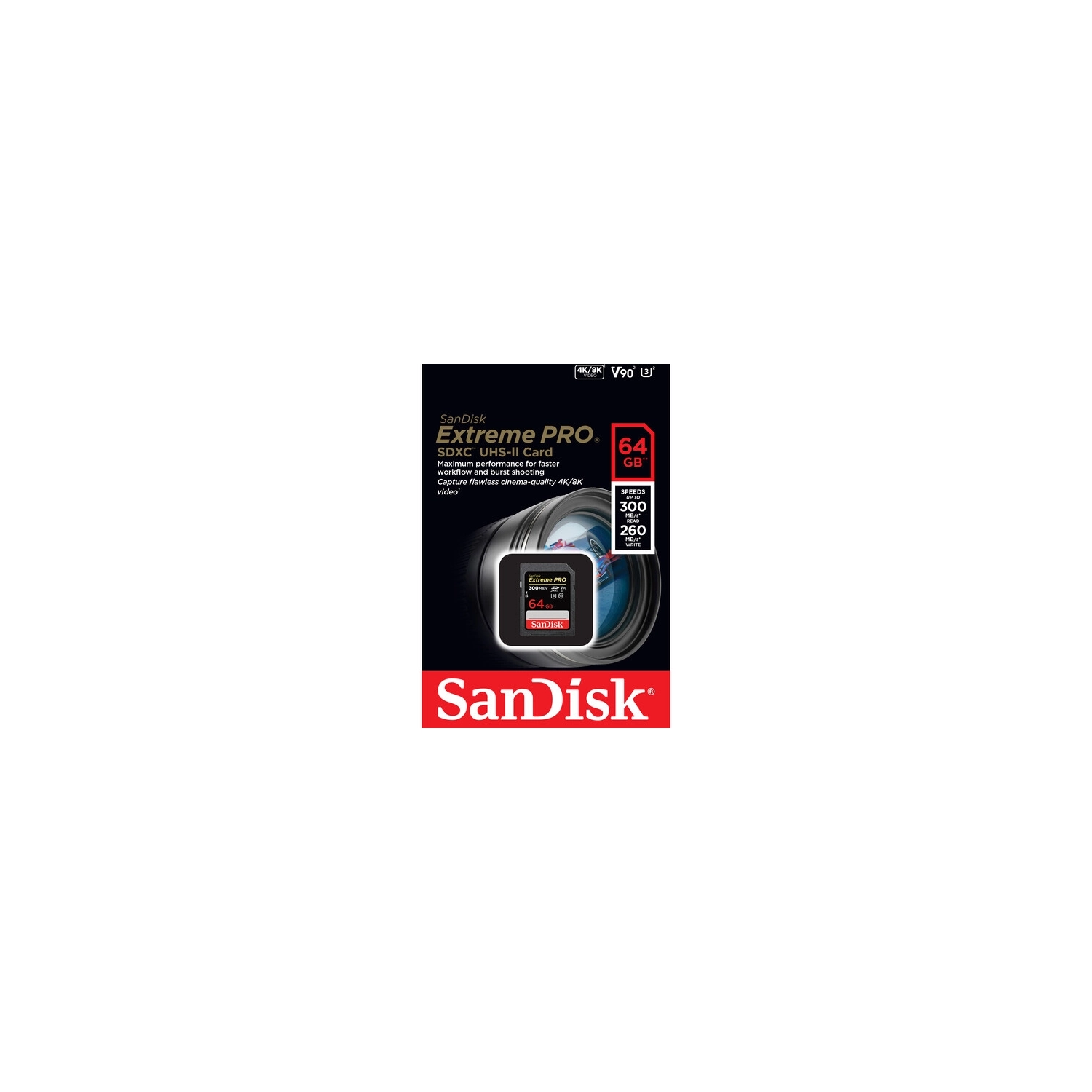 Sandisk Extreme Pro SD UHS-II (64GB, SDSDXDK-064G) - Brand New