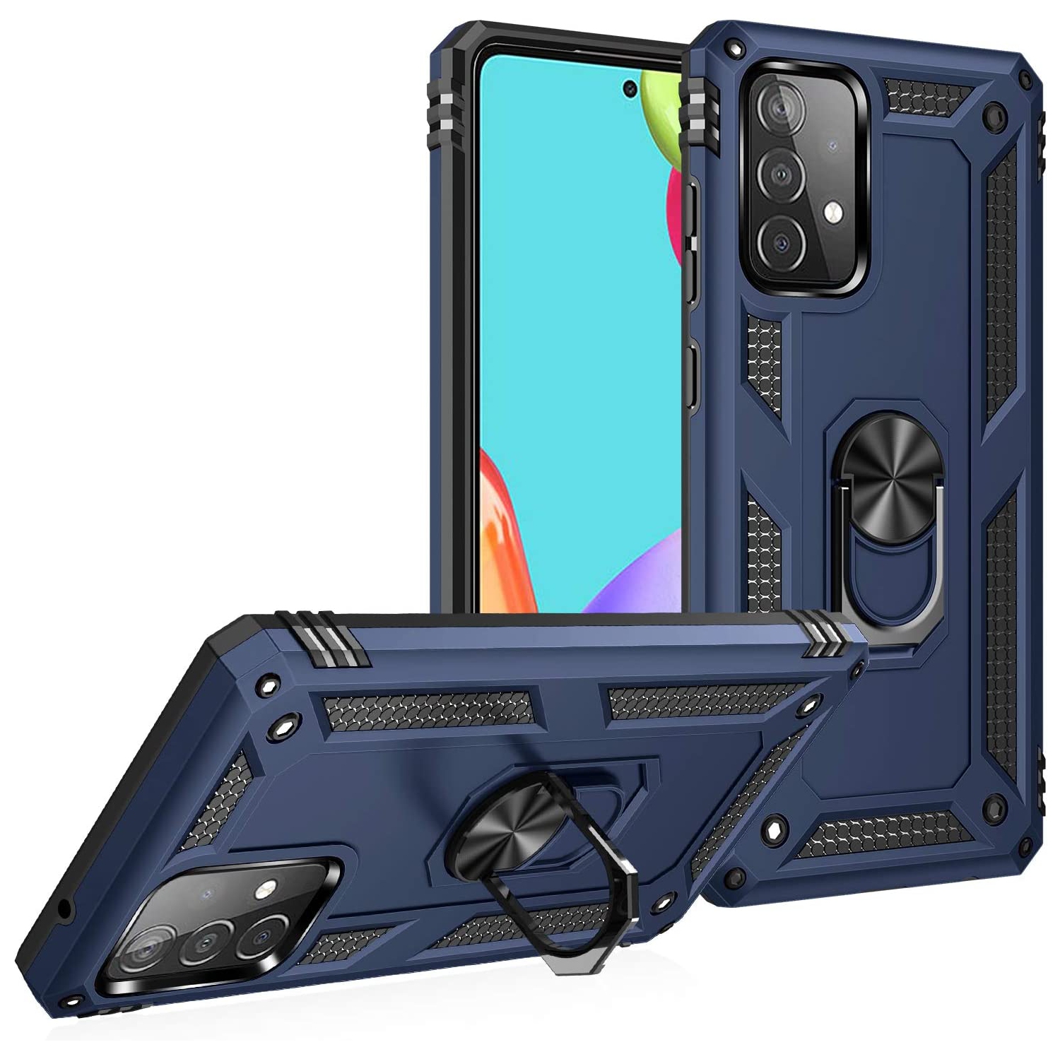 Samsung Galaxy A52 Case for Samsung A52 Basic Cases Rugged Military Grade Heavy Duty Armor Shockproof Anti-Drop A52 4G/5G Phone Case