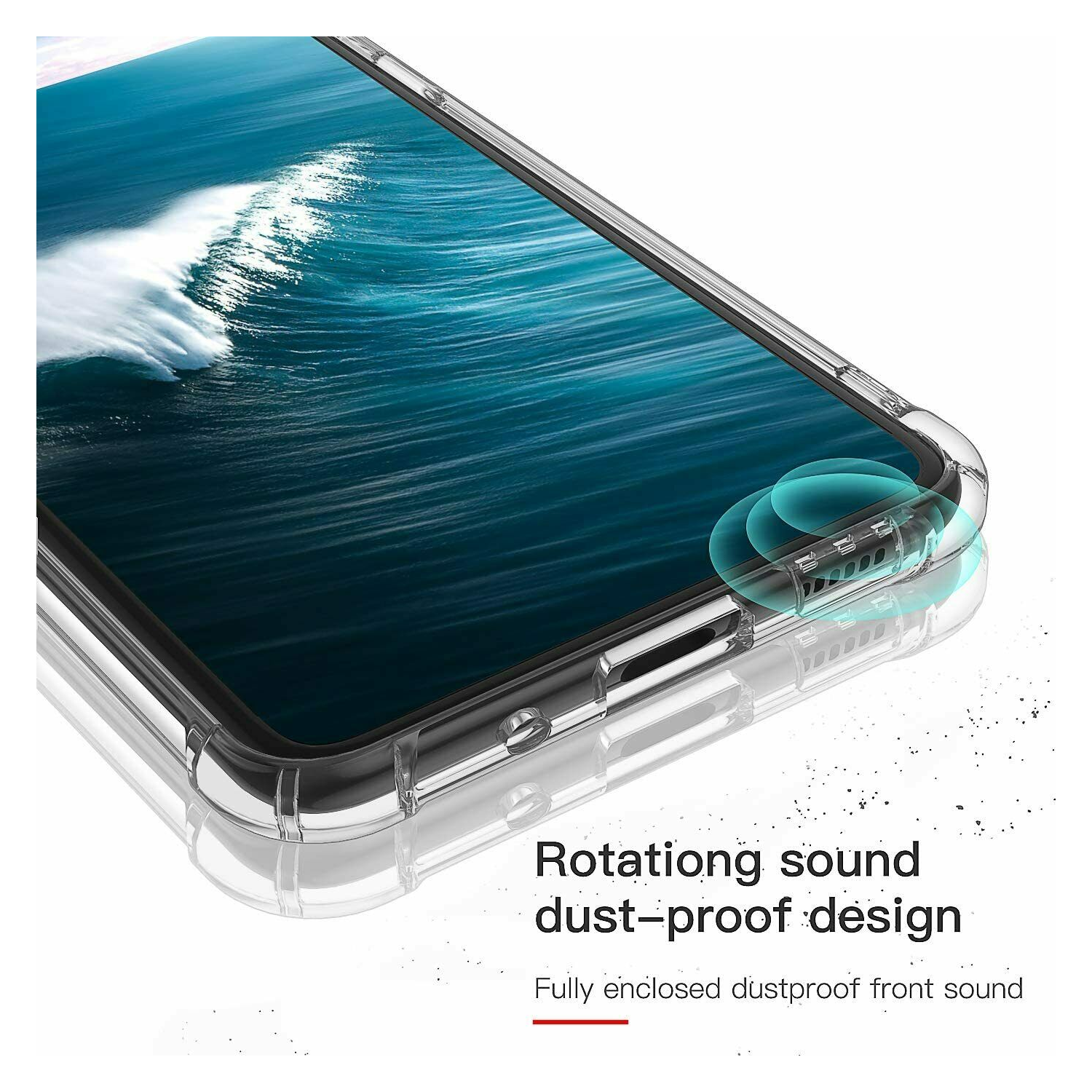 Samsung Galaxy S20 Ultra Clear Case antichoc Tough Gel transparent Air Cushion robuste Couverture arrière pour téléphone Samsung S20 Ultra