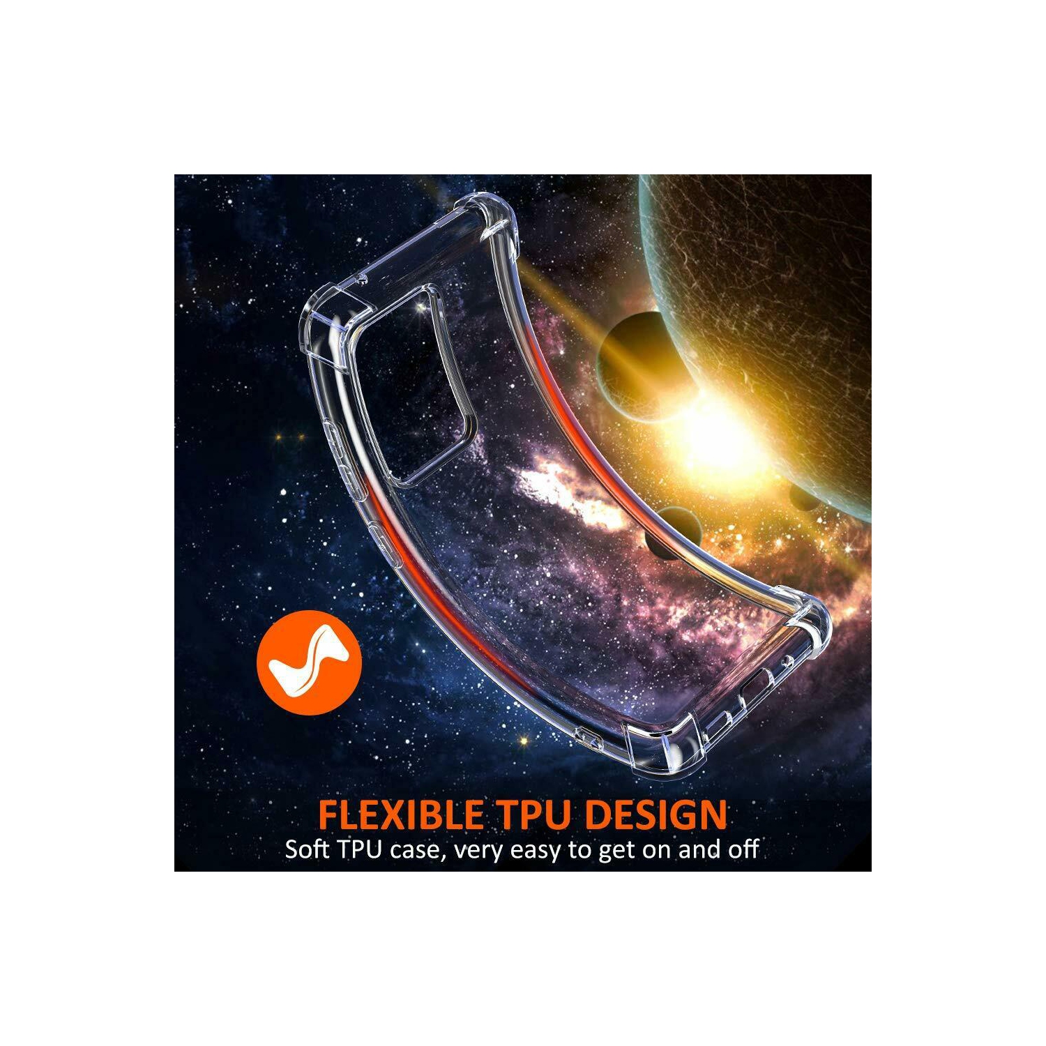 Samsung Galaxy S20 Ultra Clear Case antichoc Tough Gel transparent Air Cushion robuste Couverture arrière pour téléphone Samsung S20 Ultra