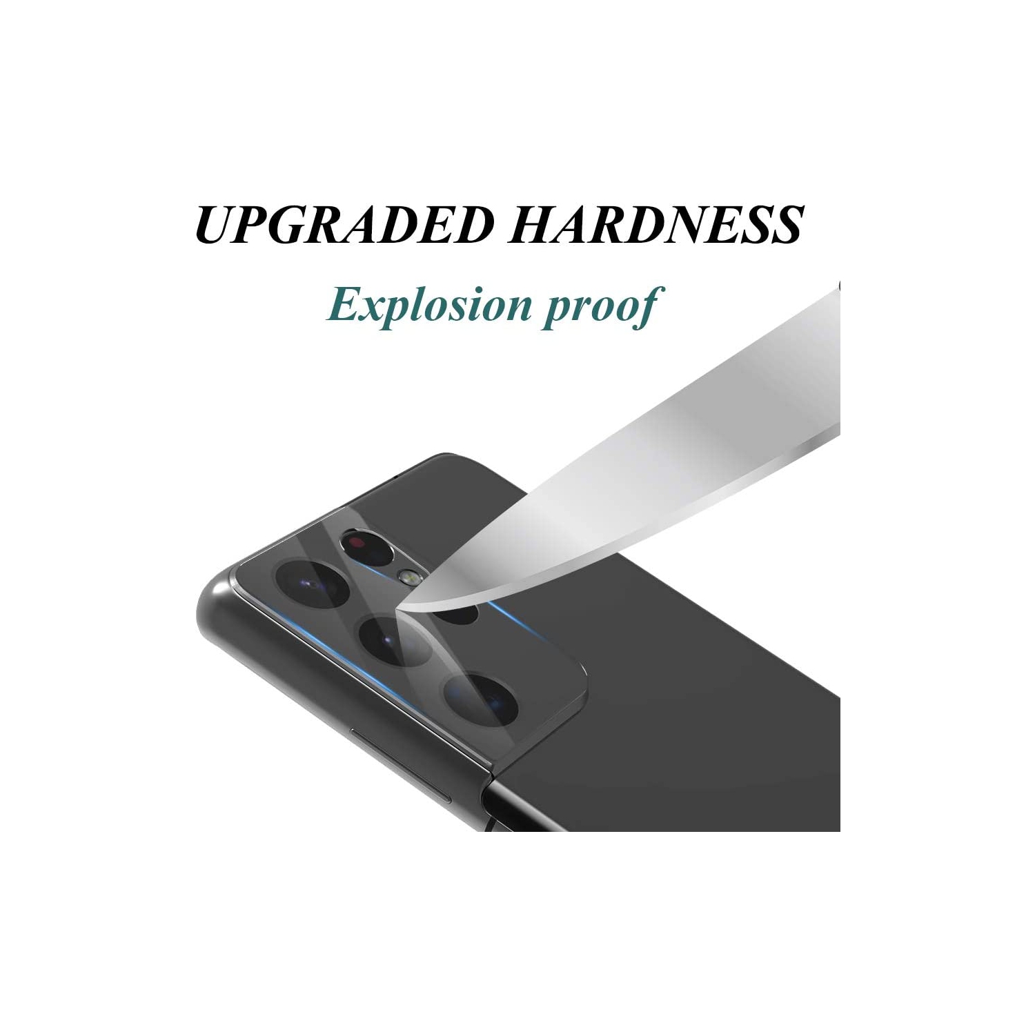 [ 3 Pack ] Samsung Galaxy S21 Ultra Camera Lens Screen Protector Anti Scratch Tempered Glass Film Guard