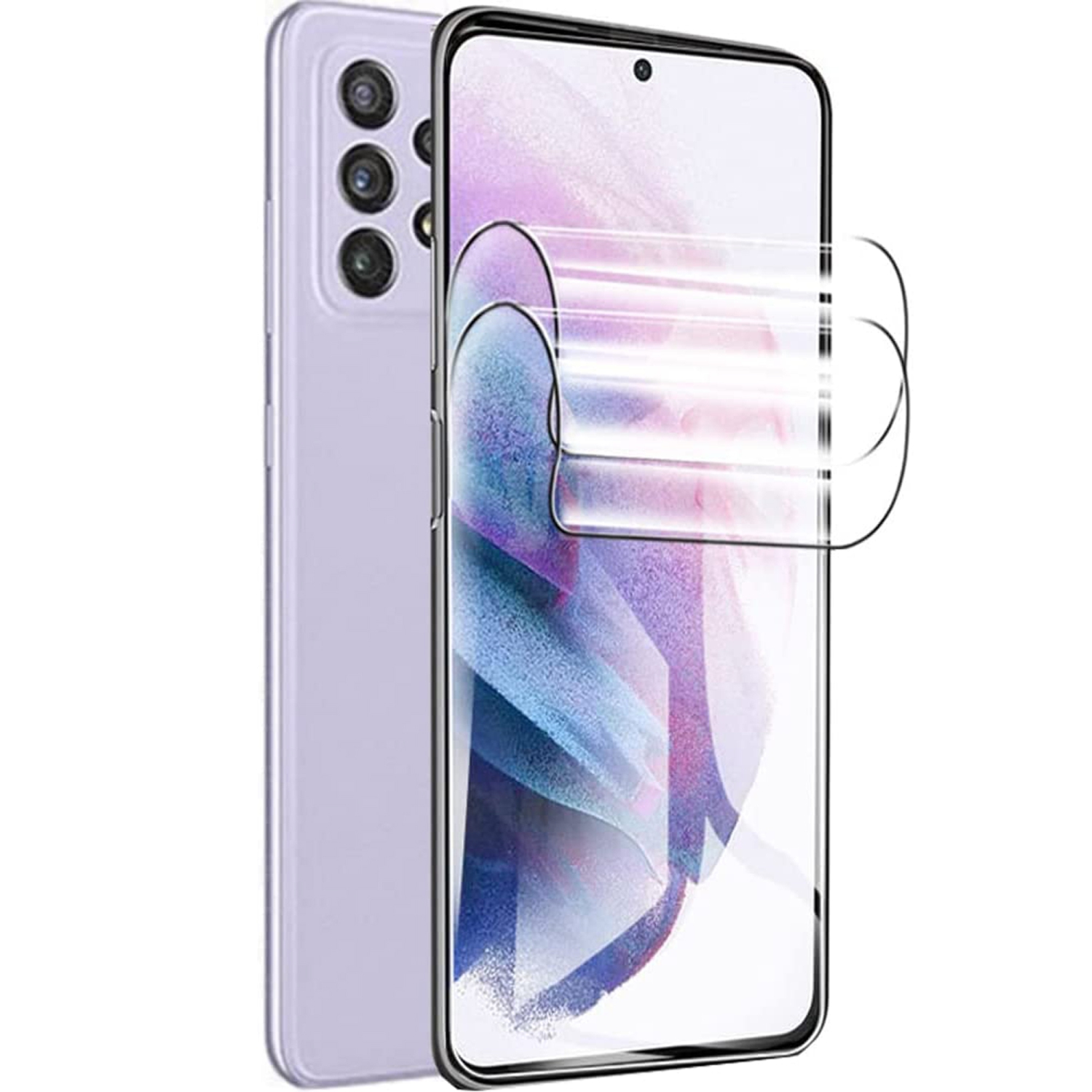 [3 Pack] Samsung Galaxy A72 5G SupRShield Hydrogel Full Coverage Screen Protector Film Guard