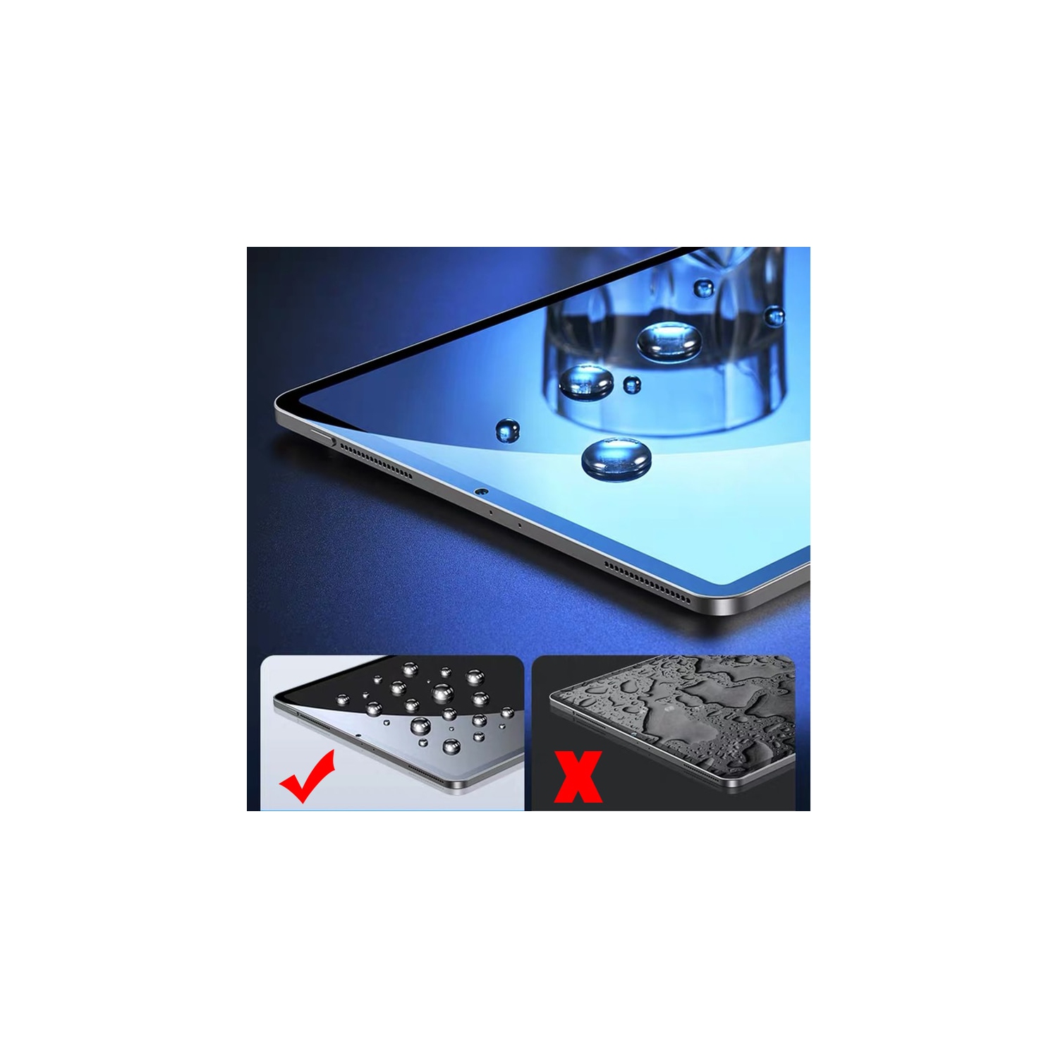 Paquet de 2 protecteurs d'écran ACL en verre trempé pour iPad Mini 1/2/3 d'Apple