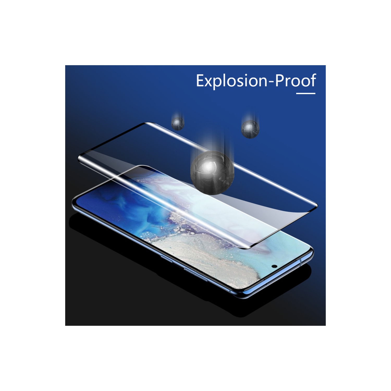 [PAQUET de 2] Protecteur d’écran en verre trempé noir pour Galaxy S9 plus de Samsung