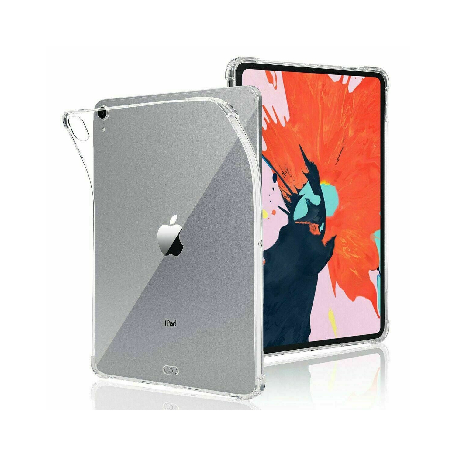 Apple iPad 12.9 Clear Case Shockproof Heavy Duty Gel Clear Air Cushion Cover
