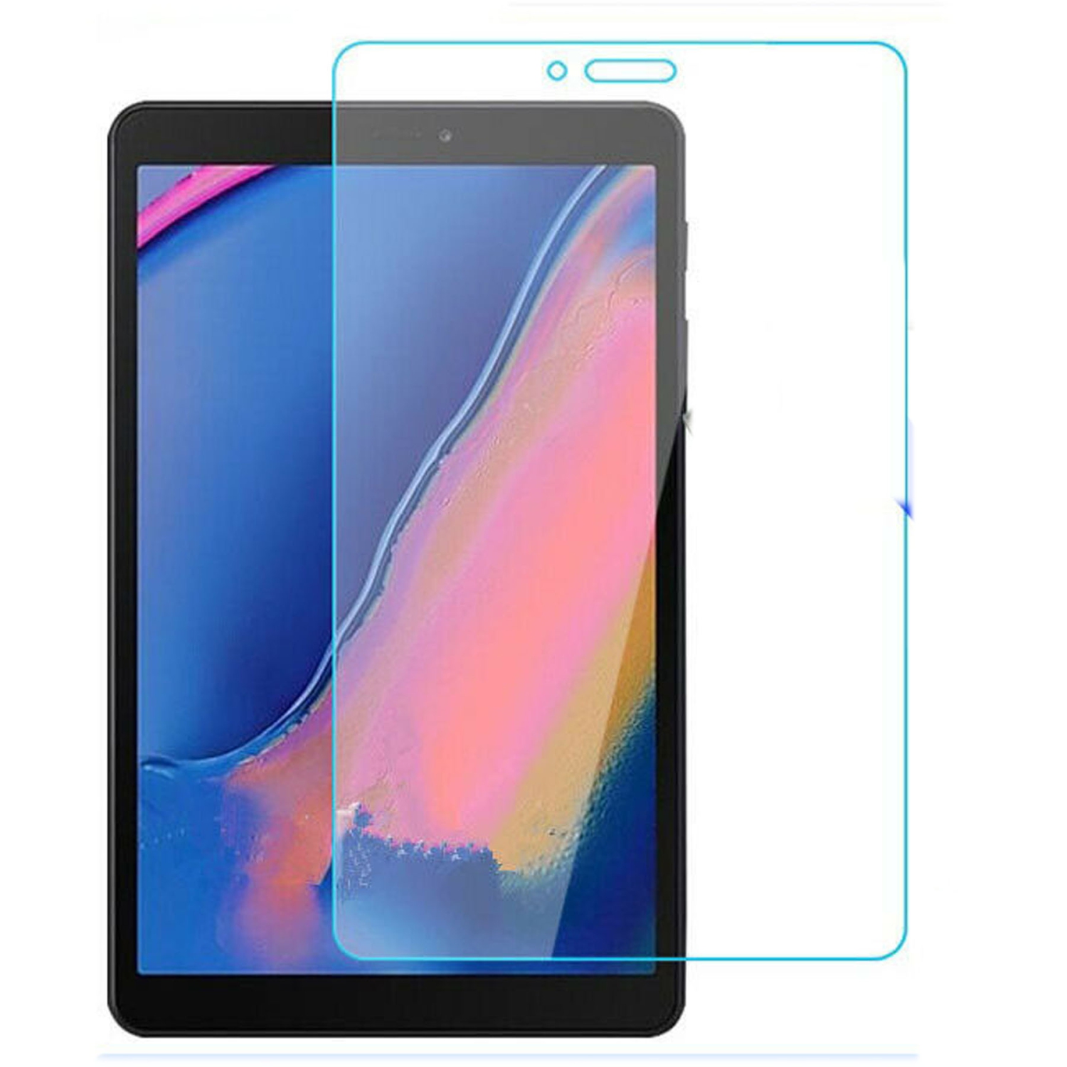 [Paquet de 2] Protecteur d’écran ACL en verre trempé pour Galaxy Tab A7 10.4 2020 SM-T505/T500 de Samsung