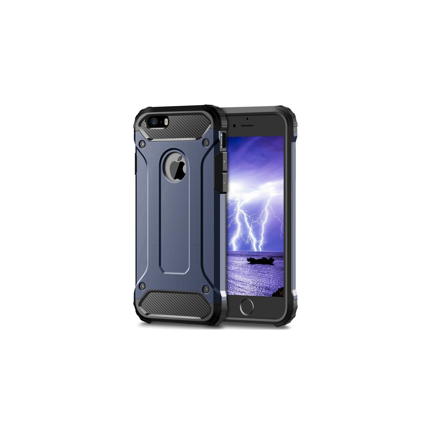 Apple iPhone 11 Pro Max Navy Blue Shockproof Heavy Duty Rugged Armour Case Cover