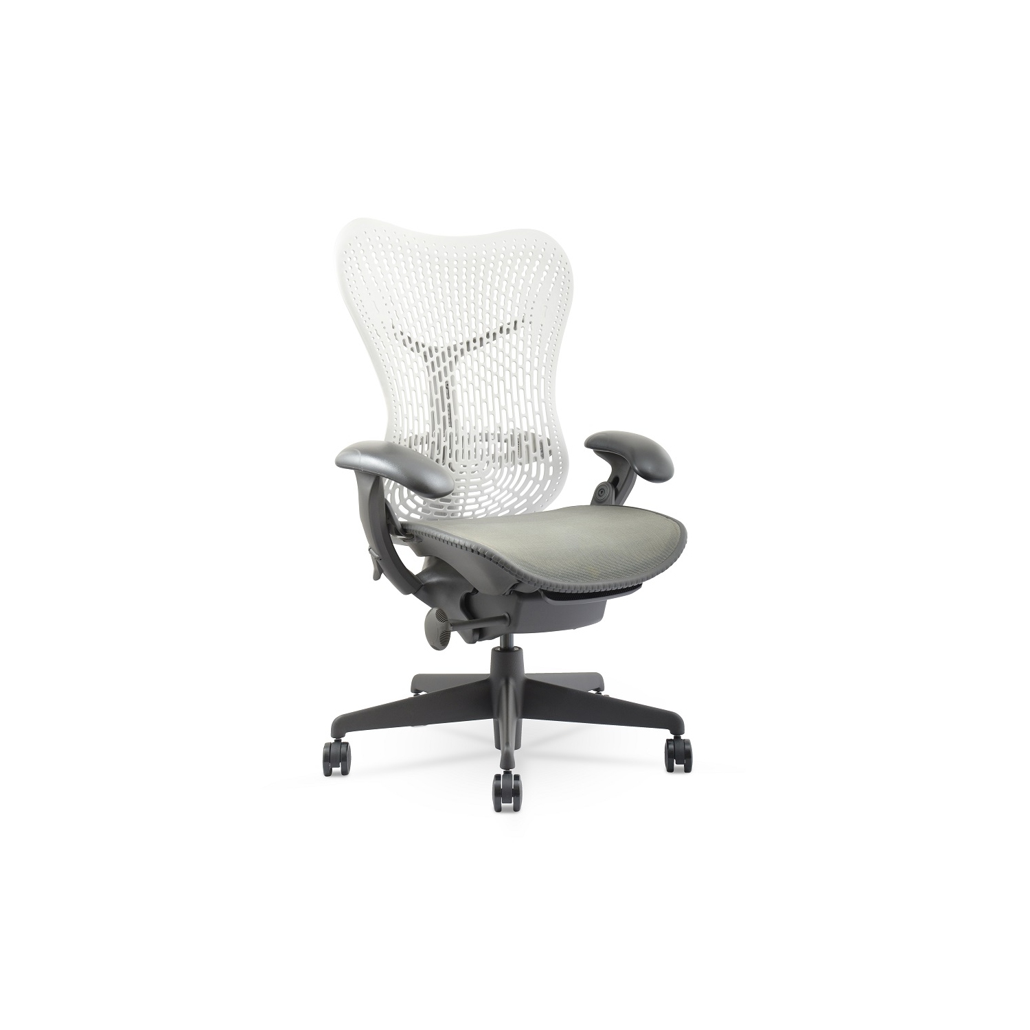 Herman Miller Mirra Chair | White | Refurbished/Renewed by Chairorama