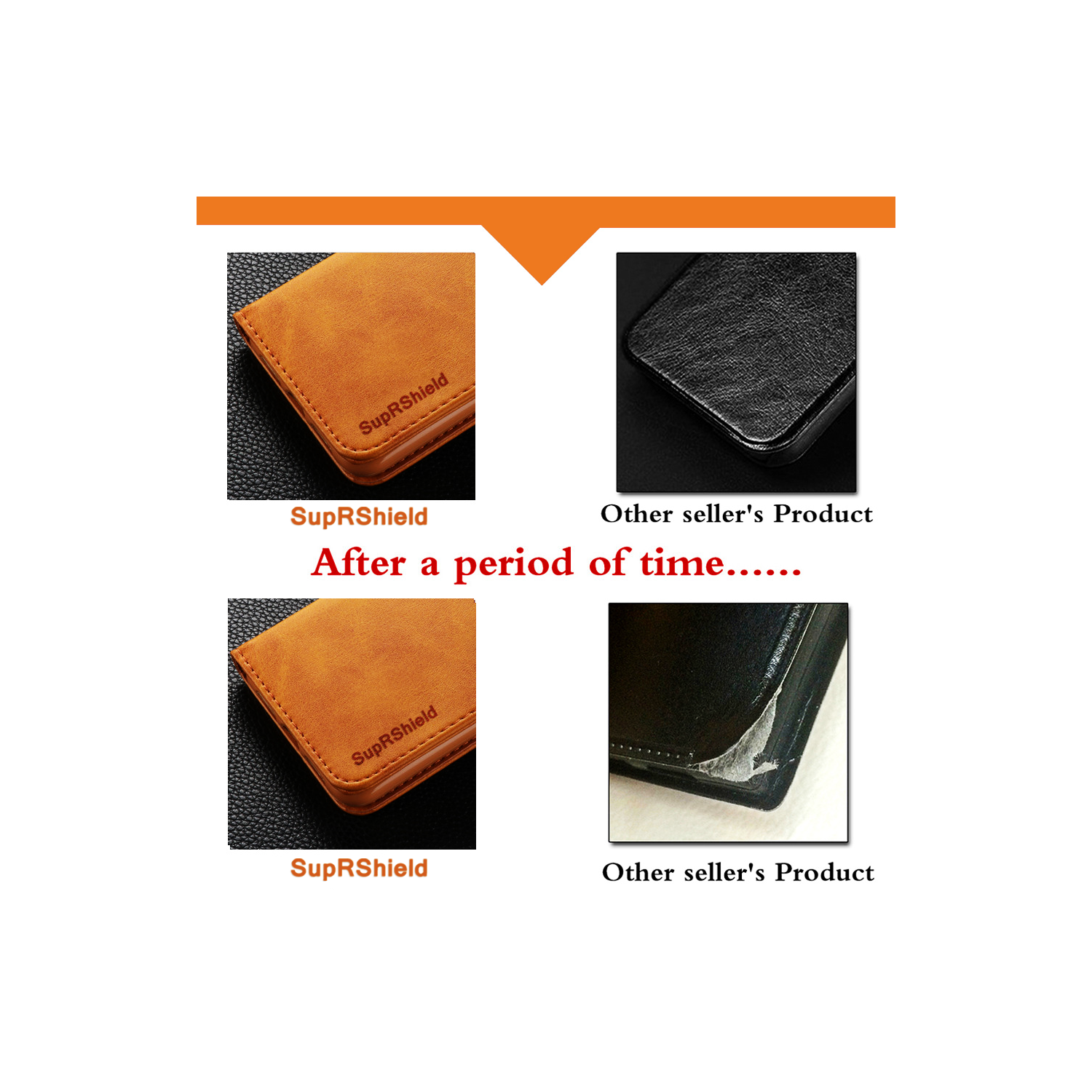 Samsung Galaxy S21 Plus 5G Case Brown SupRShield Wallet Leather Card Holder Flip Protective Shockproof Magnetic Case Stand Cover