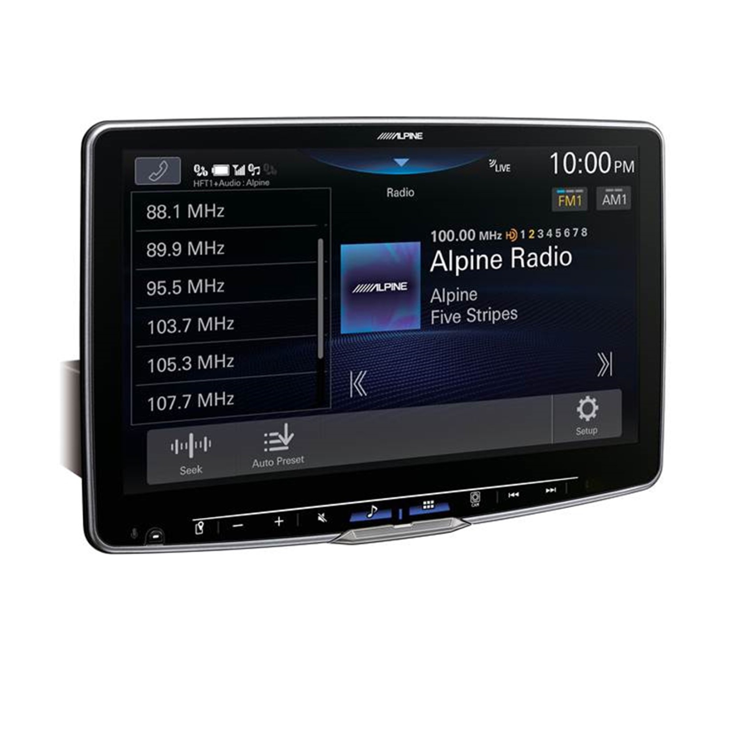 Alpine Halo11 iLX-F511 Digital multimedia receiver — an 11" touchscreen that fits in a DIN dash opening
