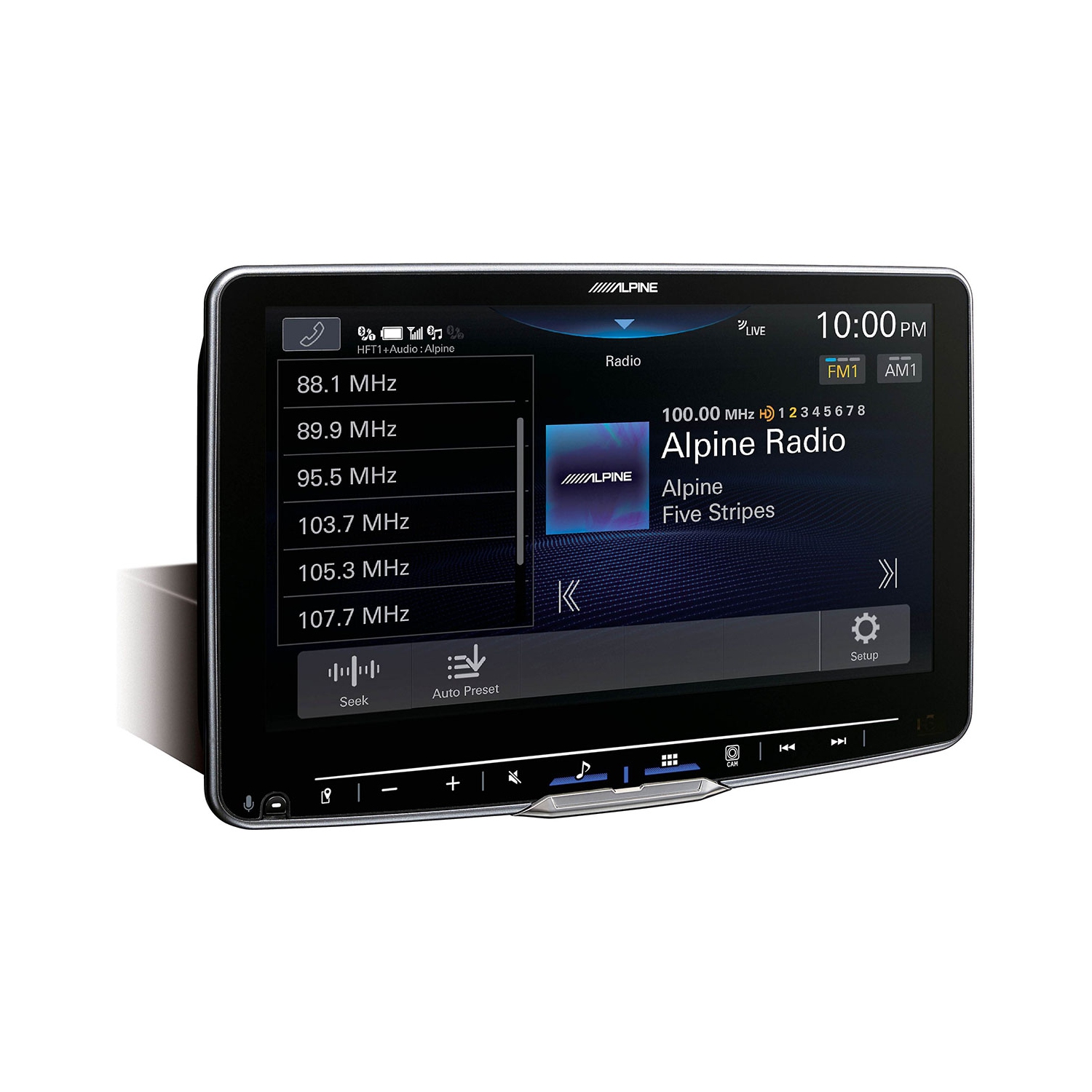Alpine Halo11 iLX-F511 Digital multimedia receiver — an 11" touchscreen that fits in a DIN dash opening