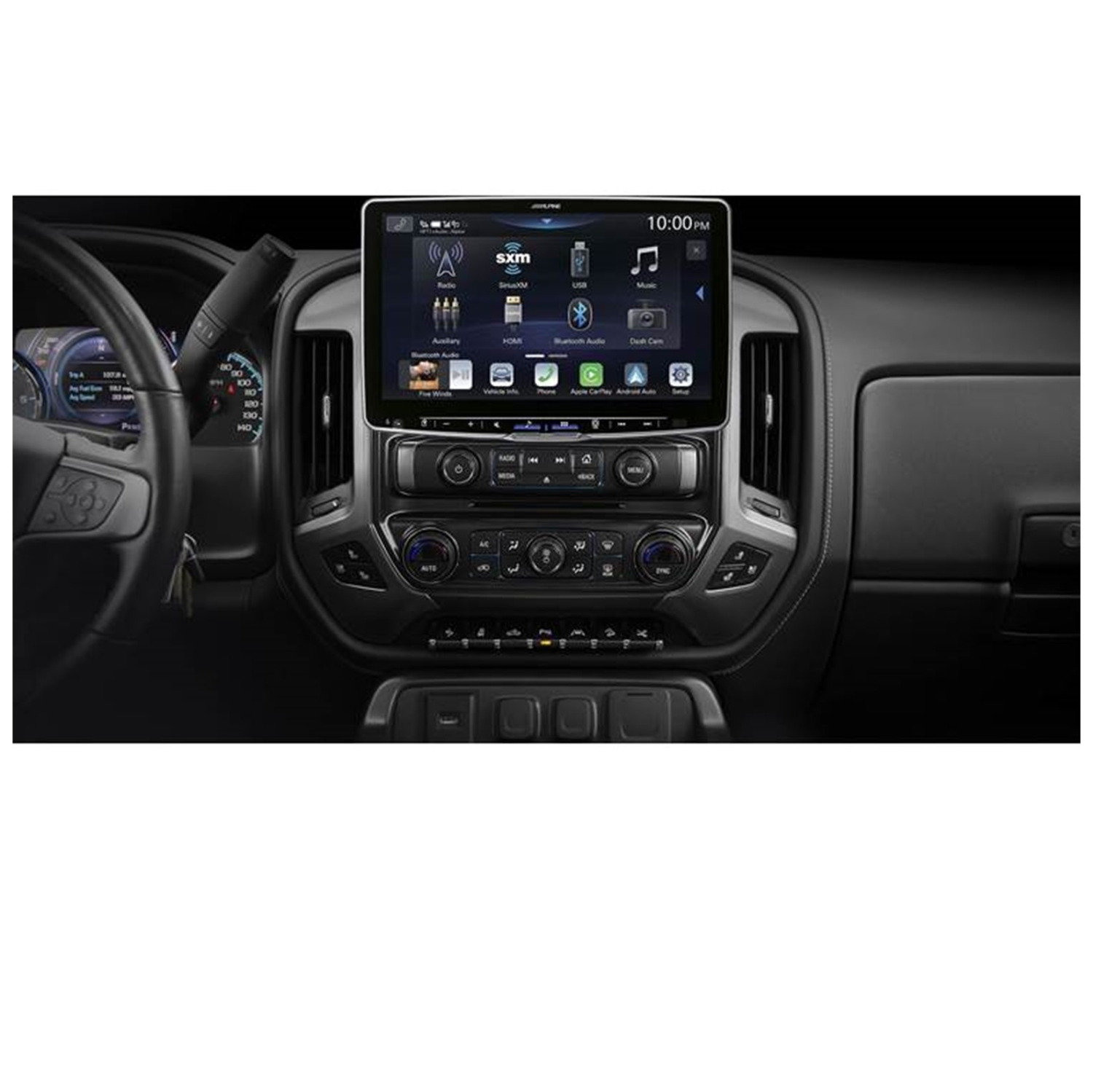 Alpine Halo11 iLX-F511 Digital multimedia receiver — an 11" touchscreen that fits in a DIN dash opening