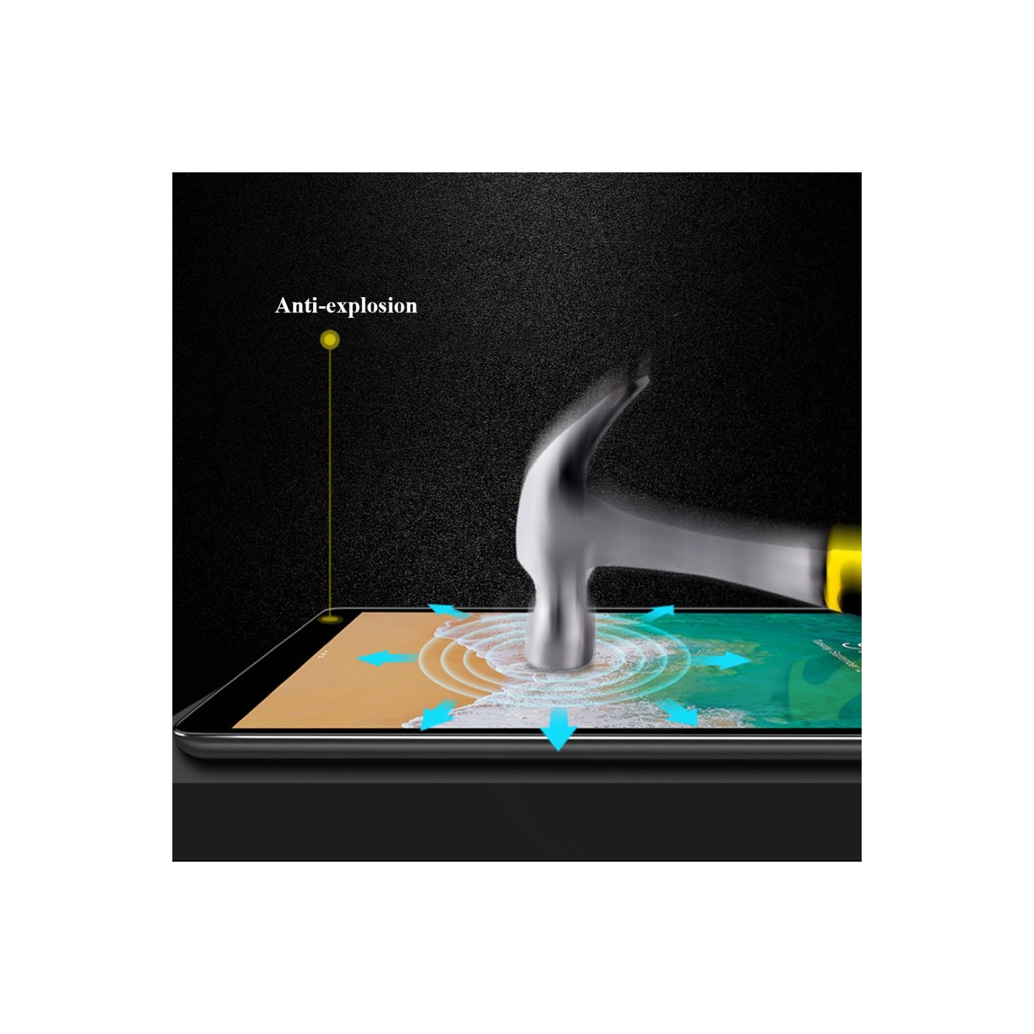 [2 Pack] Apple iPad 2 / 3 / 4 Tempered Glass LCD Screen Protector Film Guard