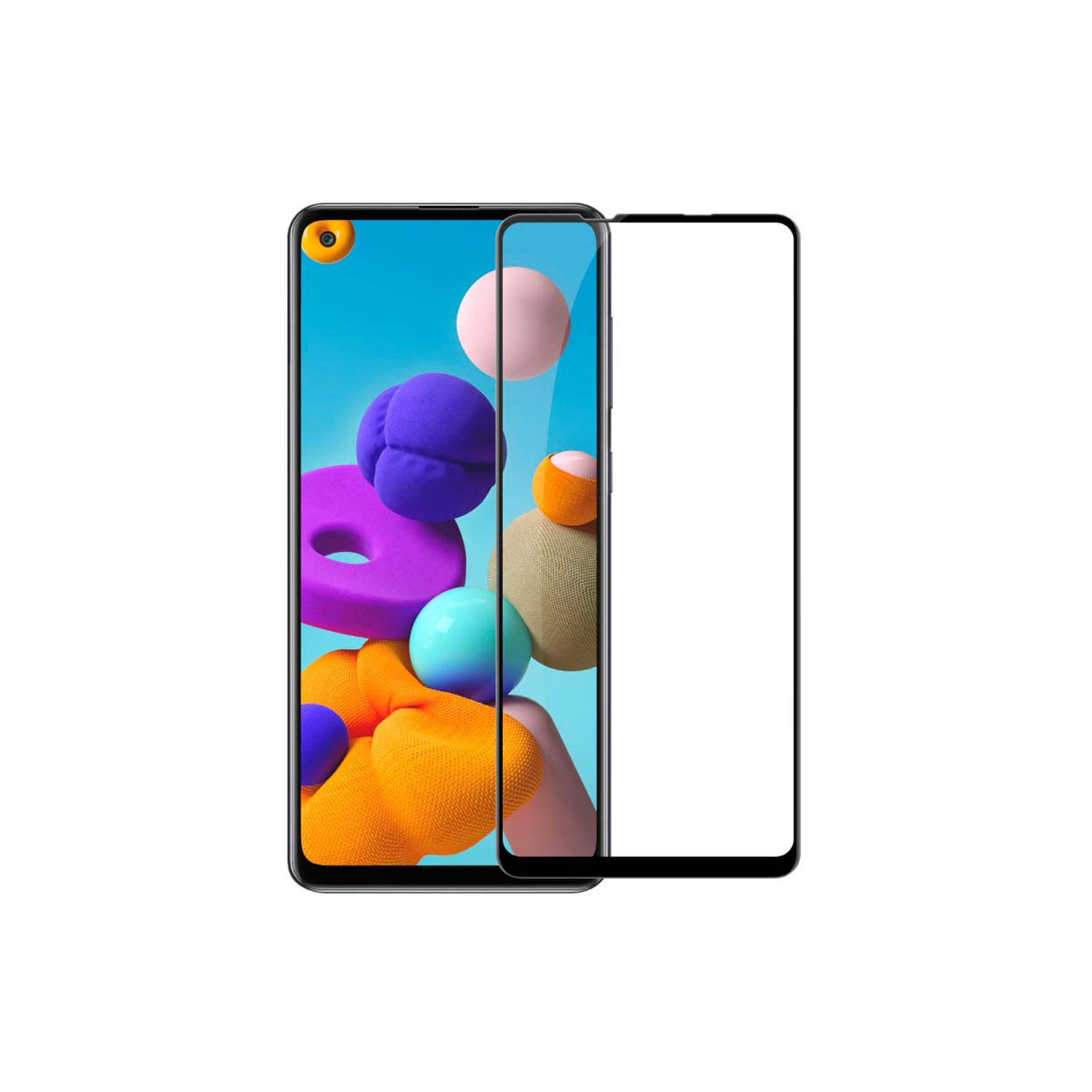 SupeRShield-2 PACK Screen Protector for Samsung Galaxy A21s Tempered Glass [HD Full Coverage] [Easy Installation] Scratch Resistant 9H Hardness